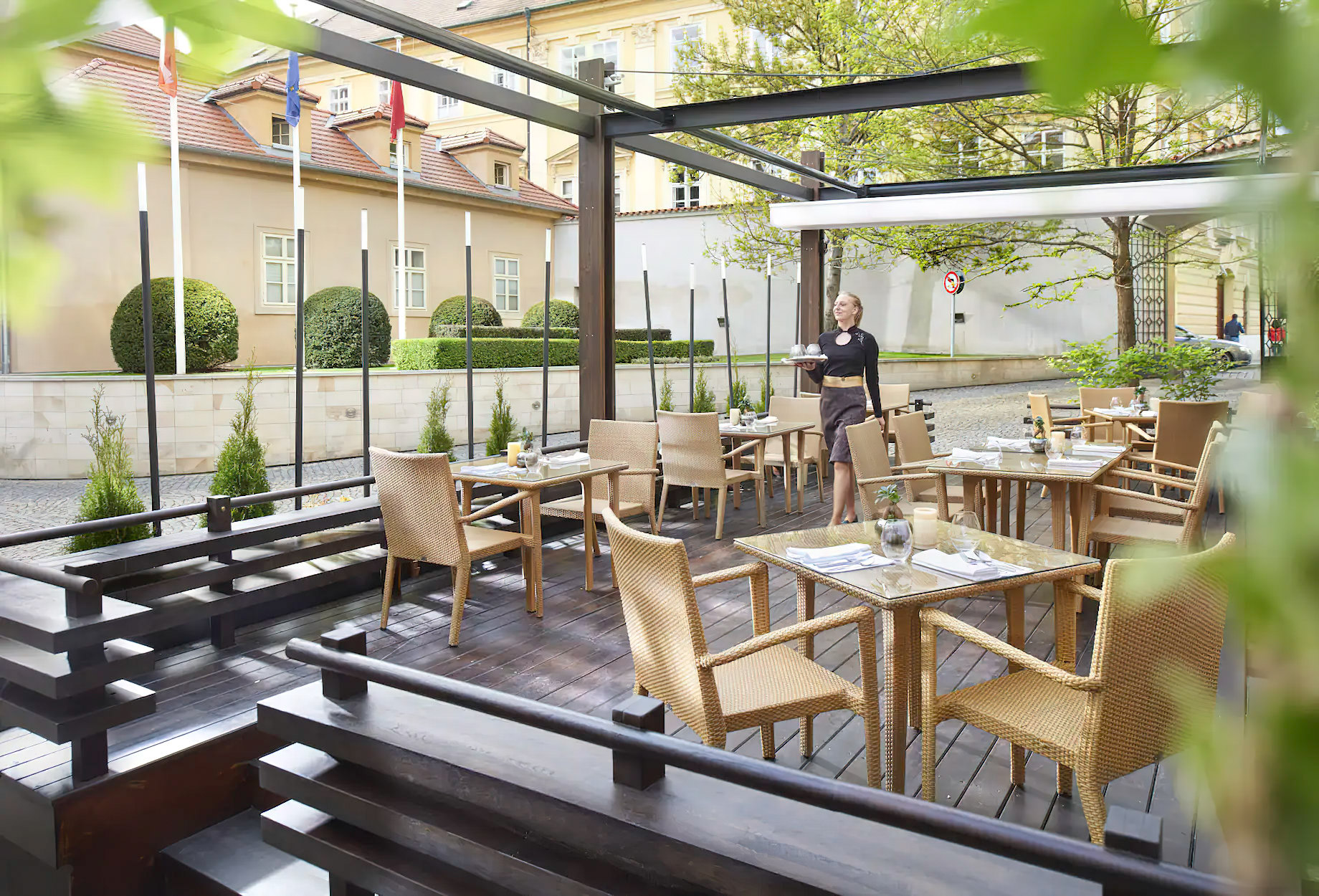 Mandarin Oriental, Prague Hotel – Prague, Czech Republic – Spices Bar and Lounge Terrace