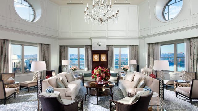 Mandarin Oriental, Washington D.C. Hotel - Washington DC, USA - Presidential Suite Living Room