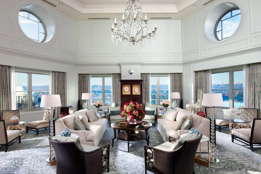 Mandarin Oriental, Washington D.C. Hotel - Washington DC, USA - Presidential Suite Living Room