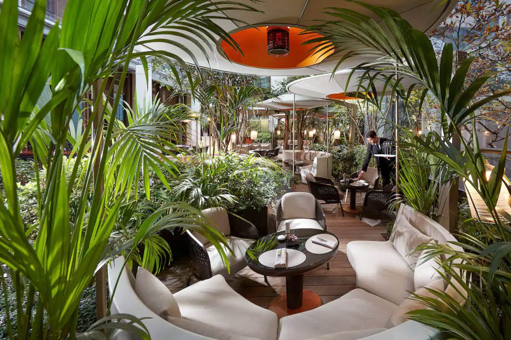 016 - Mandarin Oriental, Paris Hotel - Paris, France - Camelia Reataurant Garden Dining