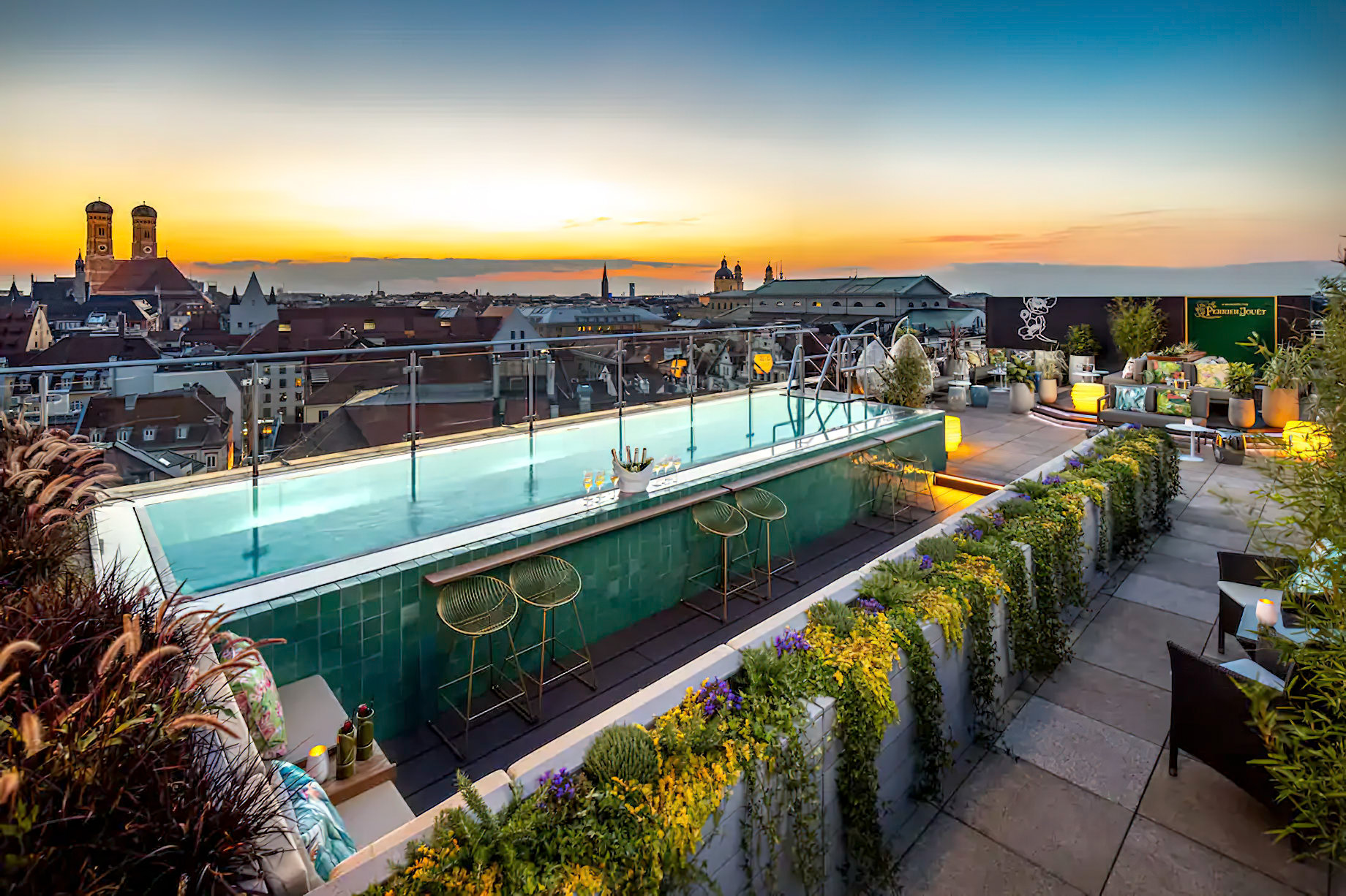 Mandarin Oriental, Munich Hotel – Munich, Germany – Mahjong Roof Garden