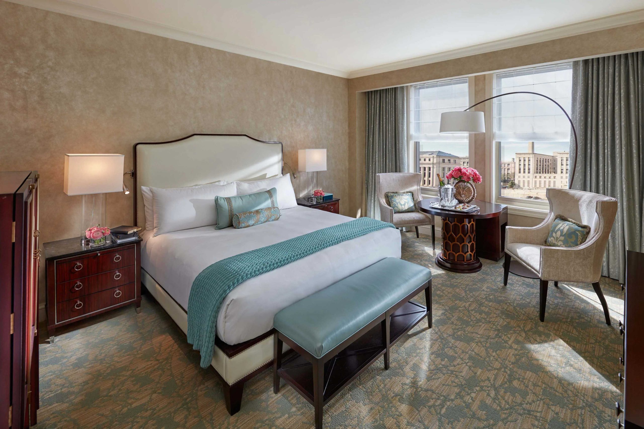 Mandarin Oriental, Washington D.C. Hotel – Washington DC, USA – Deluxe Family Room Bed