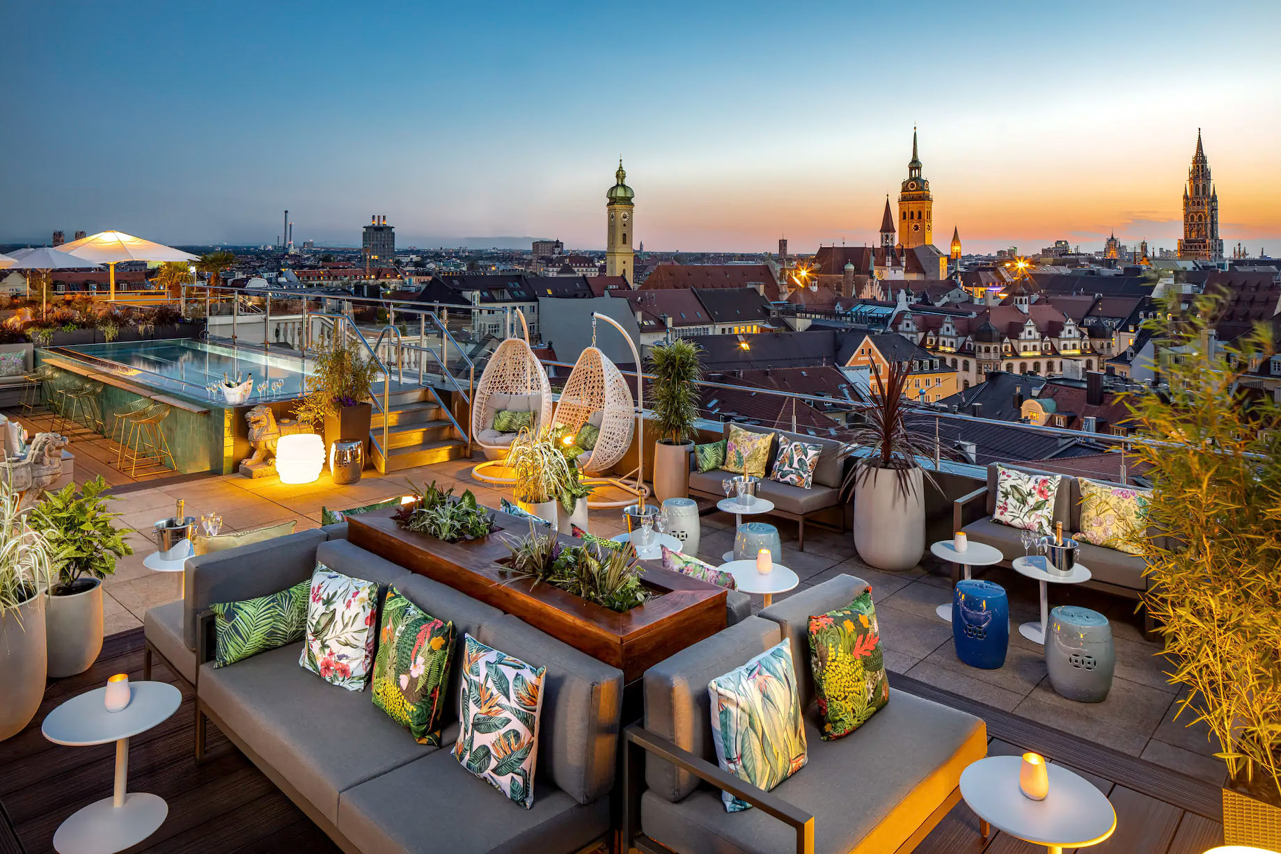 Mandarin Oriental, Munich Hotel - Munich, Germany - Mahjong Roof Garden