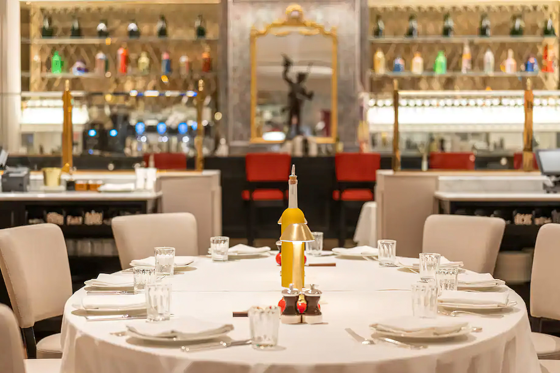 Al Faisaliah Hotel – Riyadh, Saudi Arabia – LPM Restaurant and Cafe Table