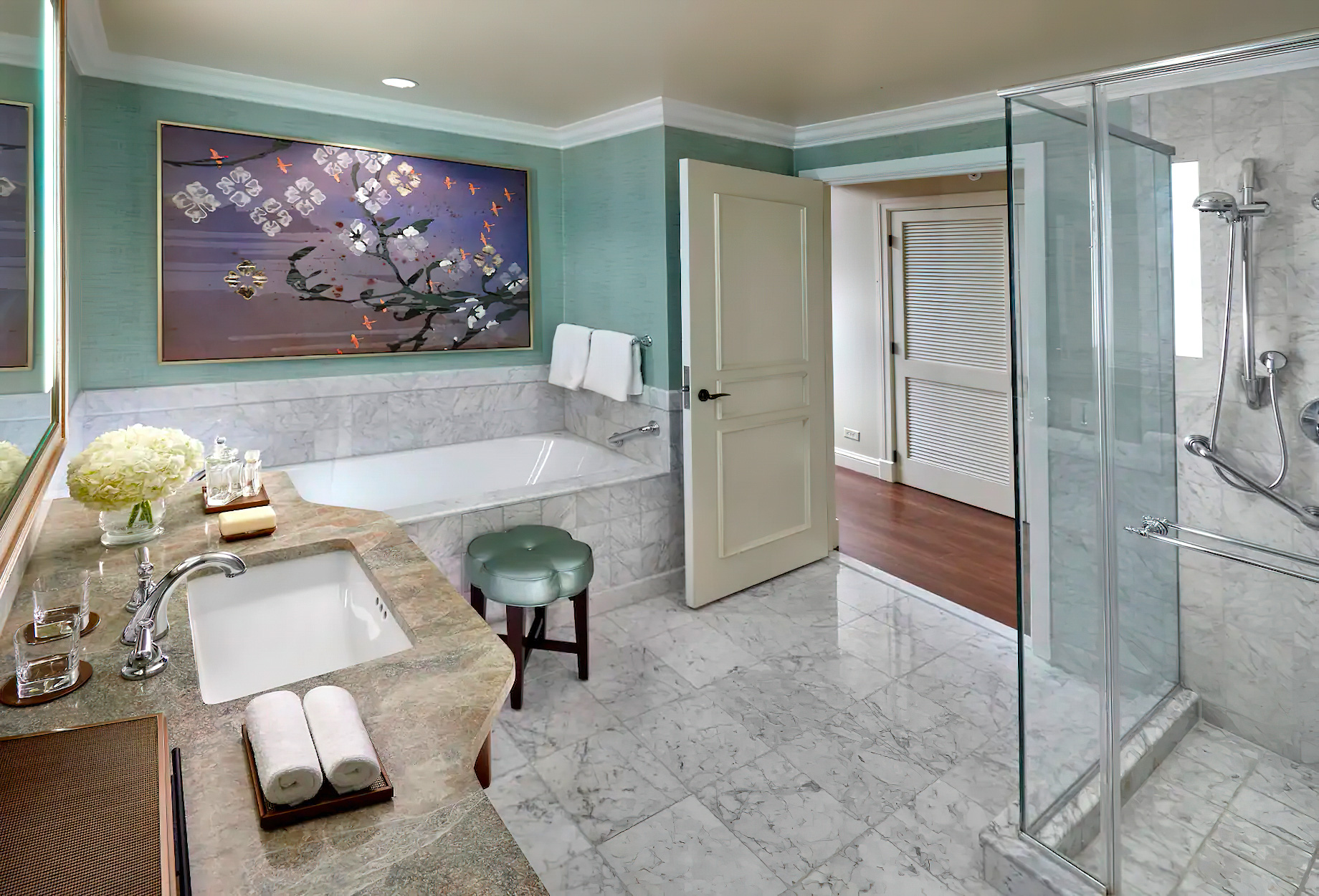 Mandarin Oriental, Washington D.C. Hotel – Washington DC, USA – Deluxe Room Bathroom