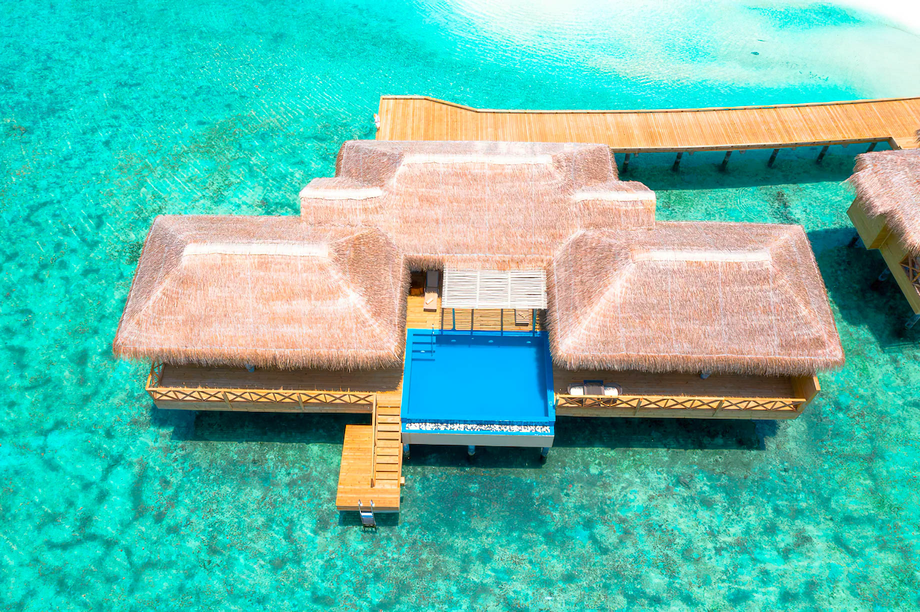 You & Me Maldives Resort – Uthurumaafaru, Raa Atoll, Maldives – You and Me Suite Aerial View