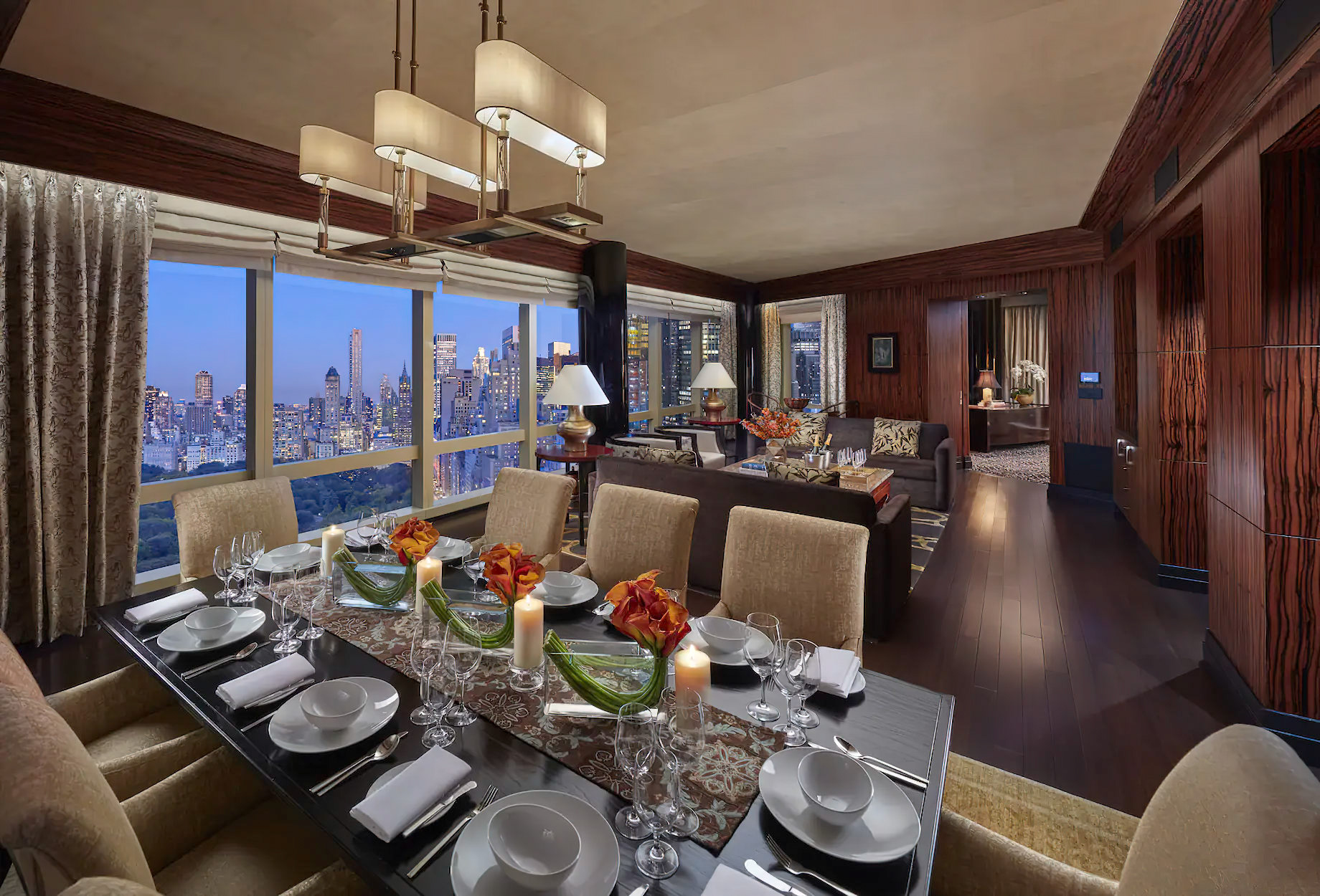 Mandarin Oriental, New York Hotel – New York, NY, USA – Presidential Suite Living Area