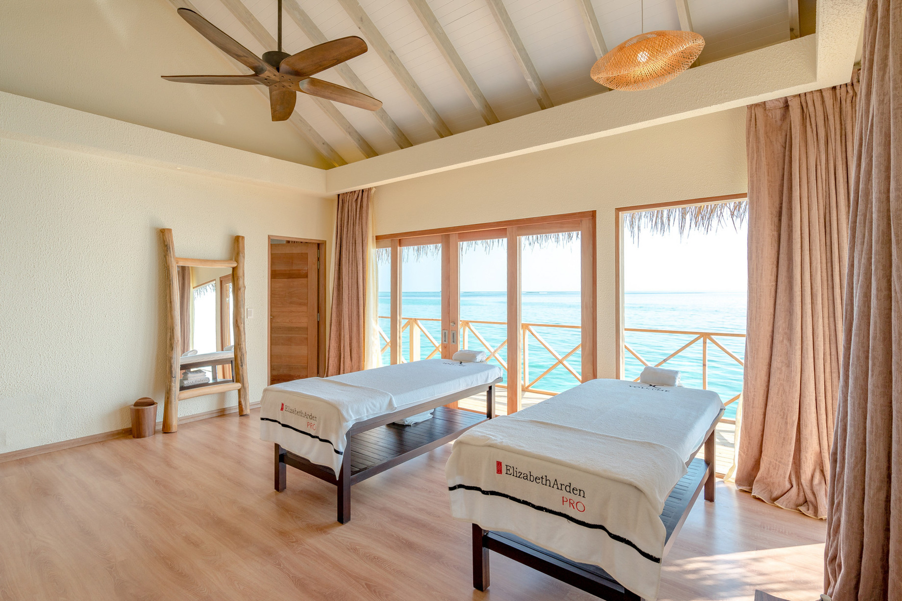 You & Me Maldives Resort – Uthurumaafaru, Raa Atoll, Maldives – You and Me Suite Massage Tables