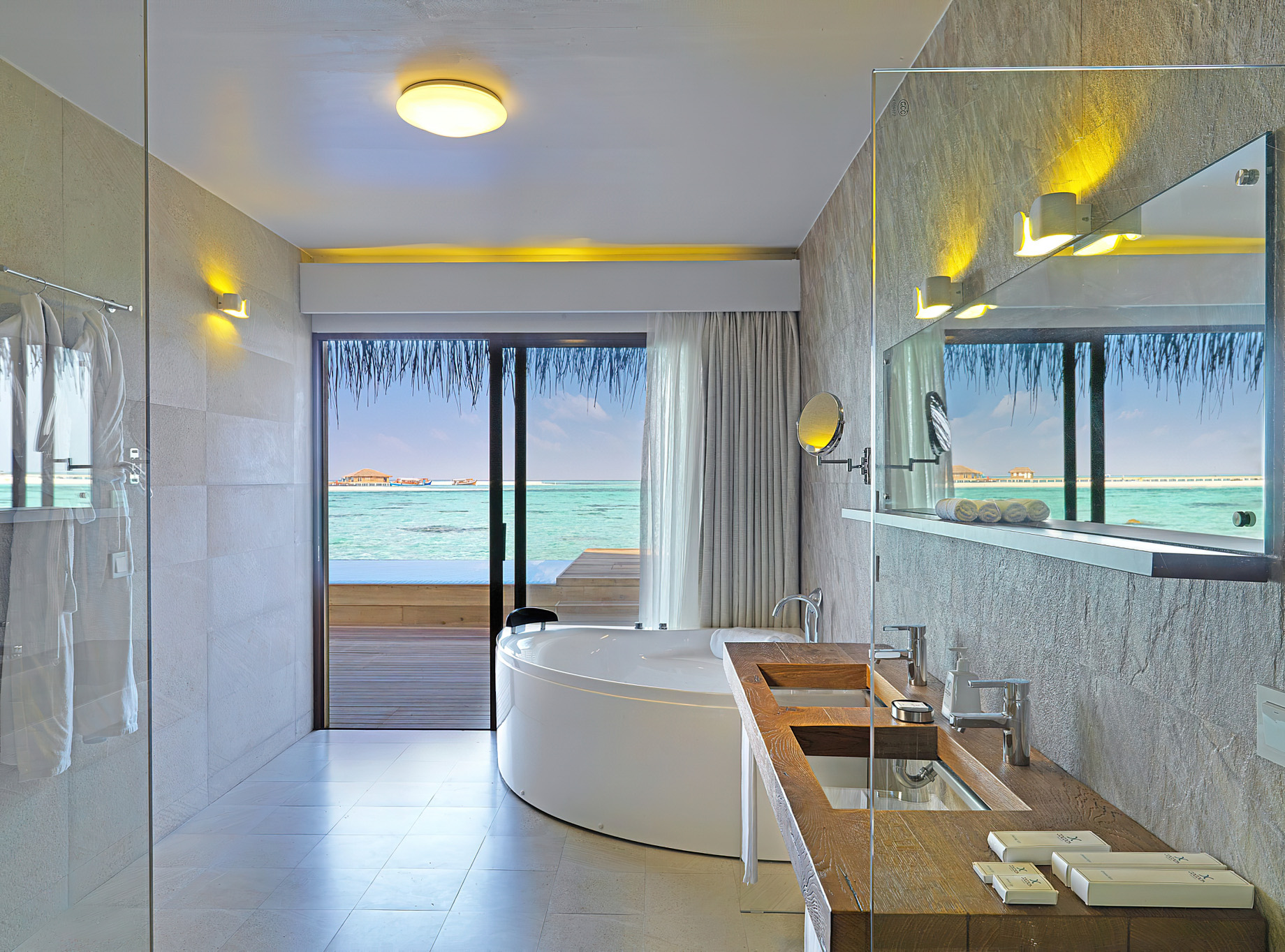 Cocoon Maldives Resort - Ookolhufinolhu, Lhaviyani Atoll, Maldives - Lagoon Overwater Suite with Pool Washroom