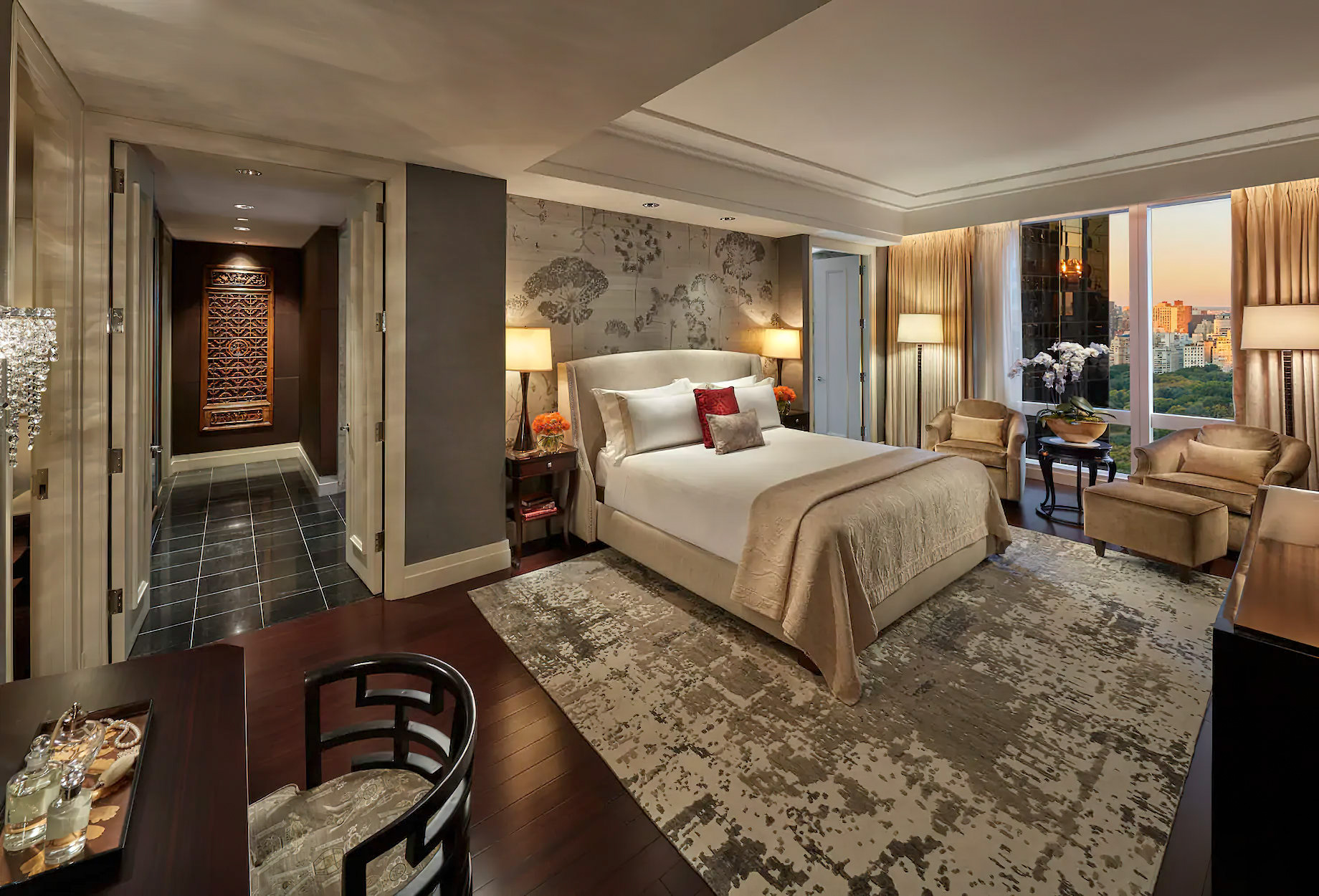Mandarin Oriental, New York Hotel – New York, NY, USA – Presidential Suite Bedroom