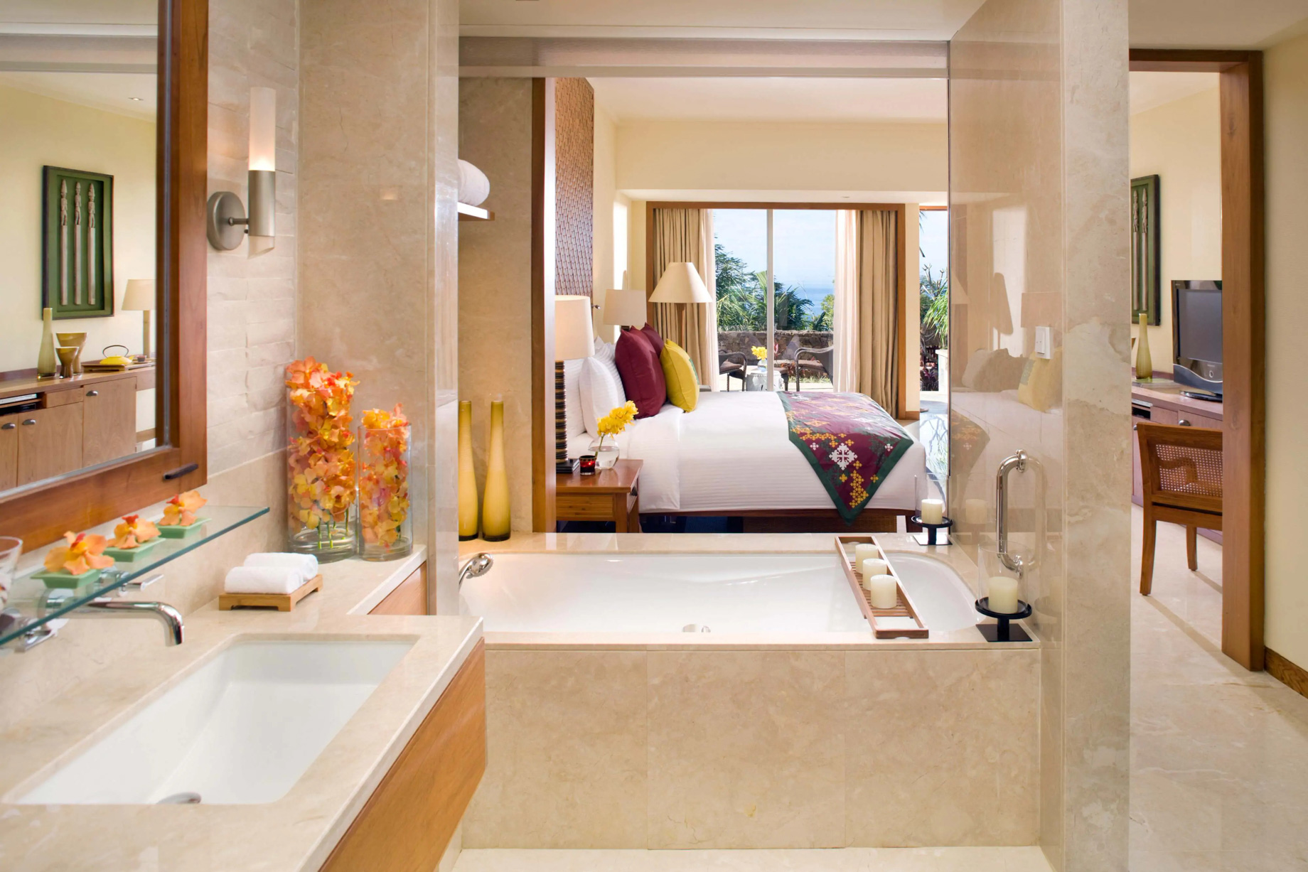 Mandarin Oriental, Sanya Hotel – Hainan, China – Terrace Room Bathroom