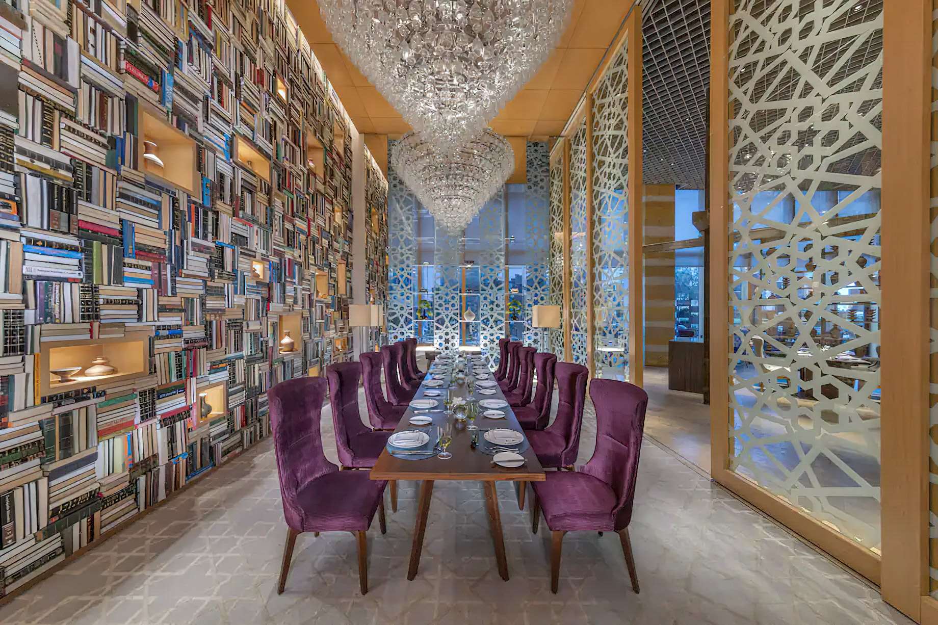 Al Faisaliah Hotel - Riyadh, Saudi Arabia - La Brasserie Restaurant Private Dining Room