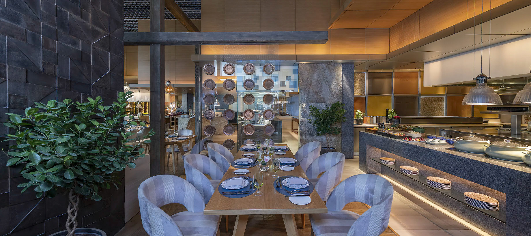 Al Faisaliah Hotel – Riyadh, Saudi Arabia – La Brasserie Restaurant