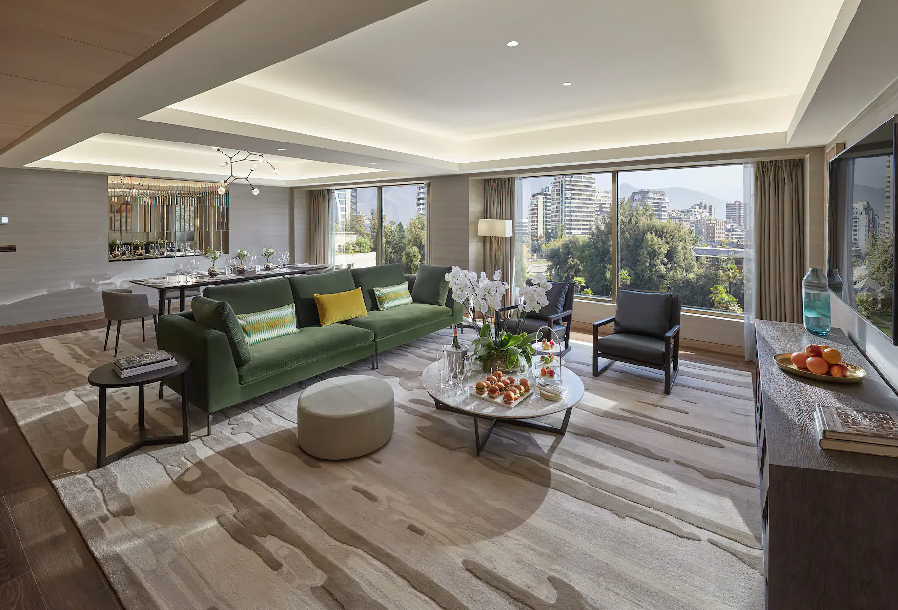 Mandarin Oriental, Santiago Hotel – Santiago, Chile – Guest Suite Living Room