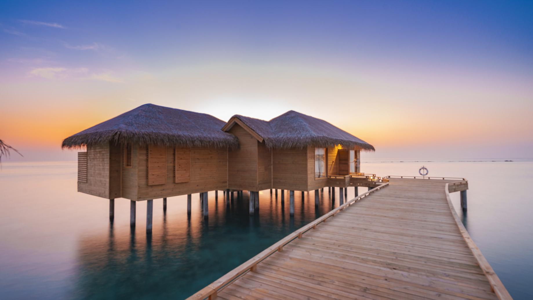 You & Me Maldives Resort - Uthurumaafaru, Raa Atoll, Maldives - You and Me Suite Sunset