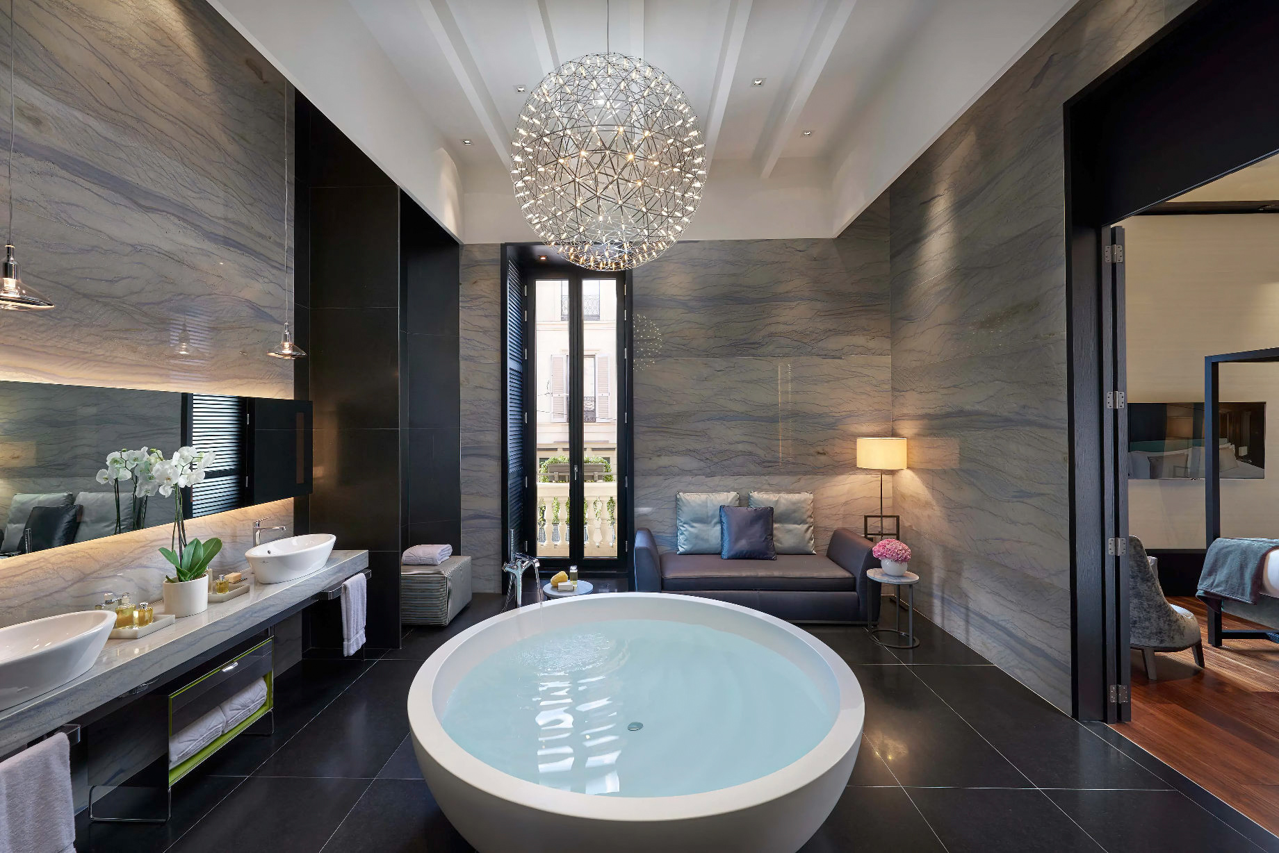 Mandarin Oriental, Milan Hotel - Milan, Italy - Presidential Suite Bathroom