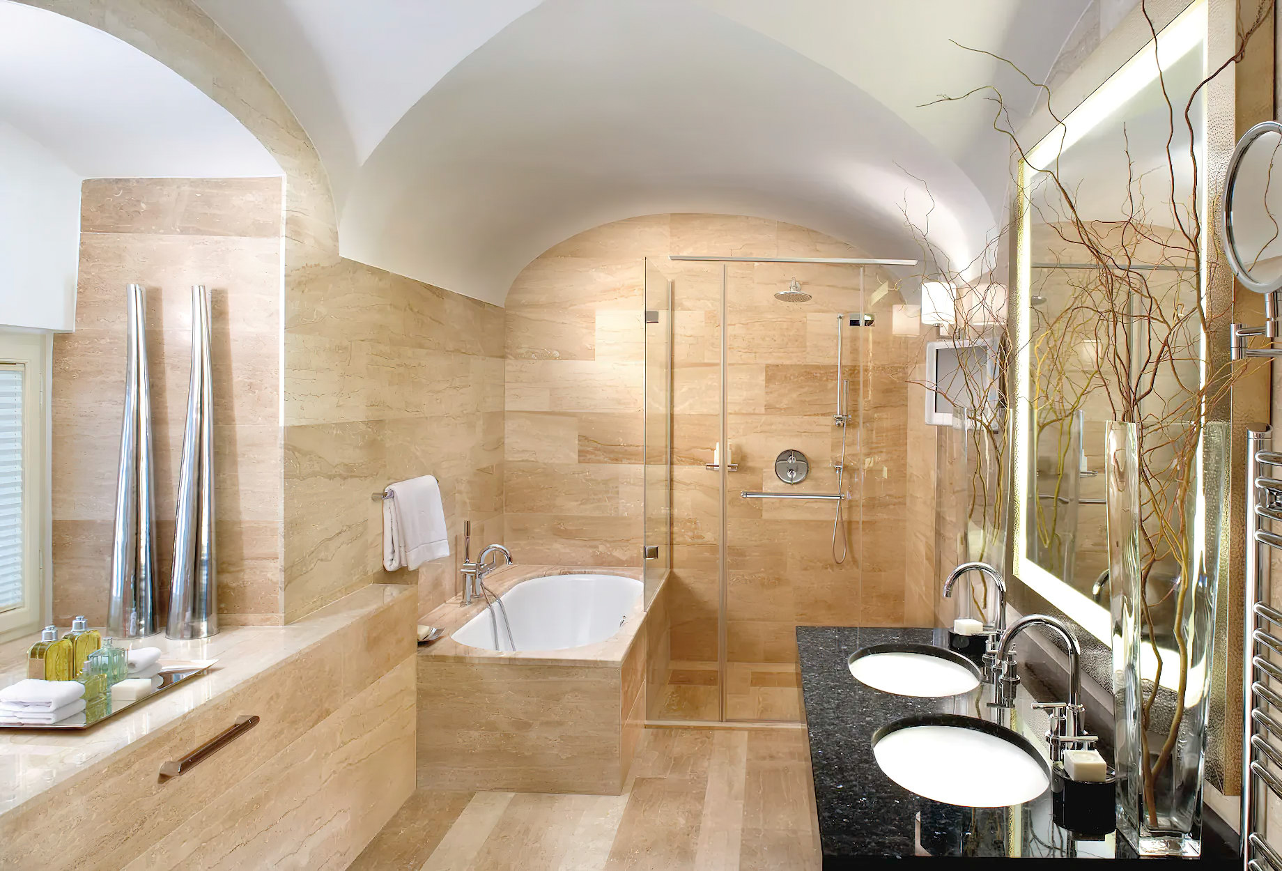 Mandarin Oriental, Prague Hotel – Prague, Czech Republic – Lazar Suite Bathroom