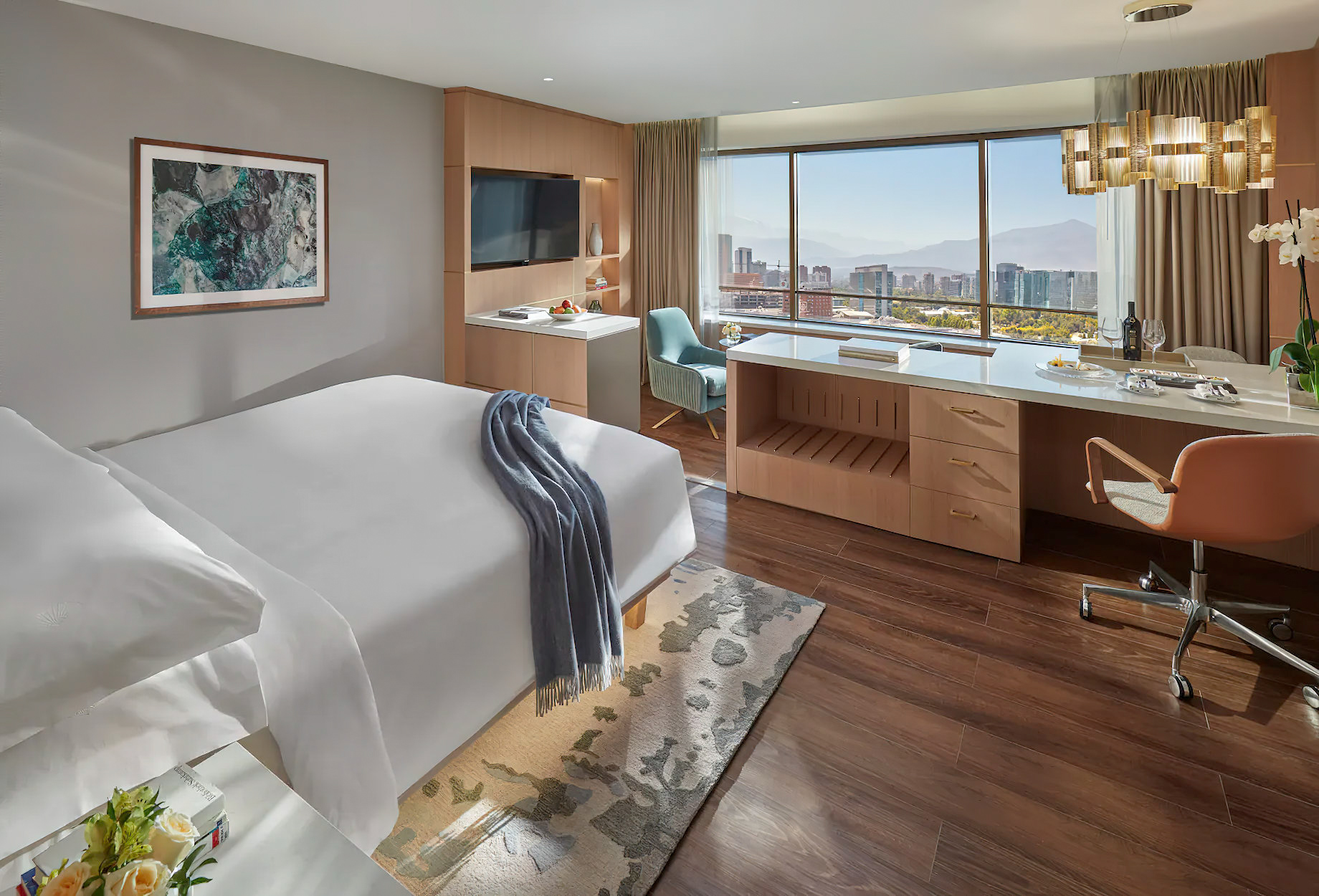 Mandarin Oriental, Santiago Hotel – Santiago, Chile – Guest Suite Bedroom