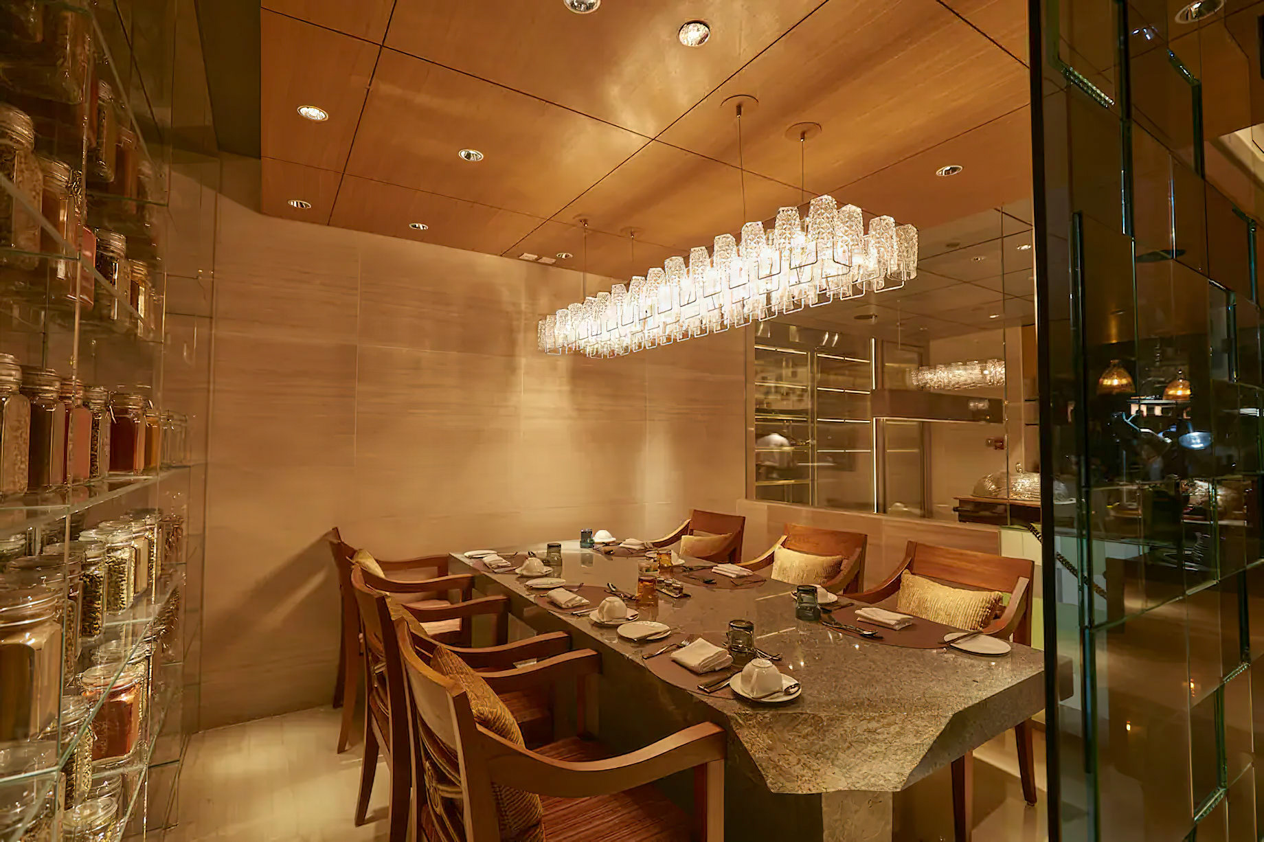 Al Faisaliah Hotel – Riyadh, Saudi Arabia – La Brasserie Restaurant Dining