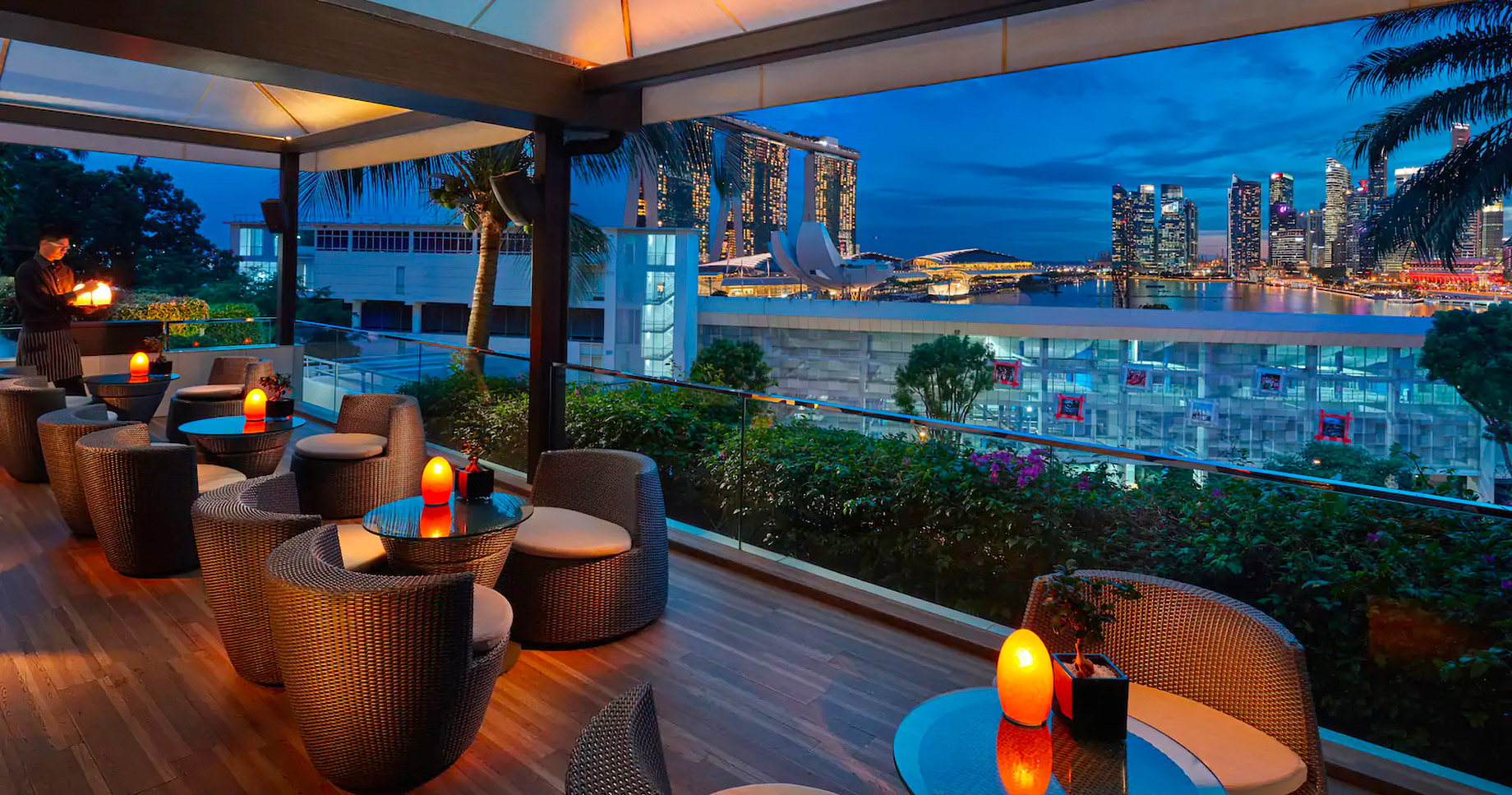 Mandarin Oriental, Singapore Hotel - Singapore - BAY 5 Lounge Terrace