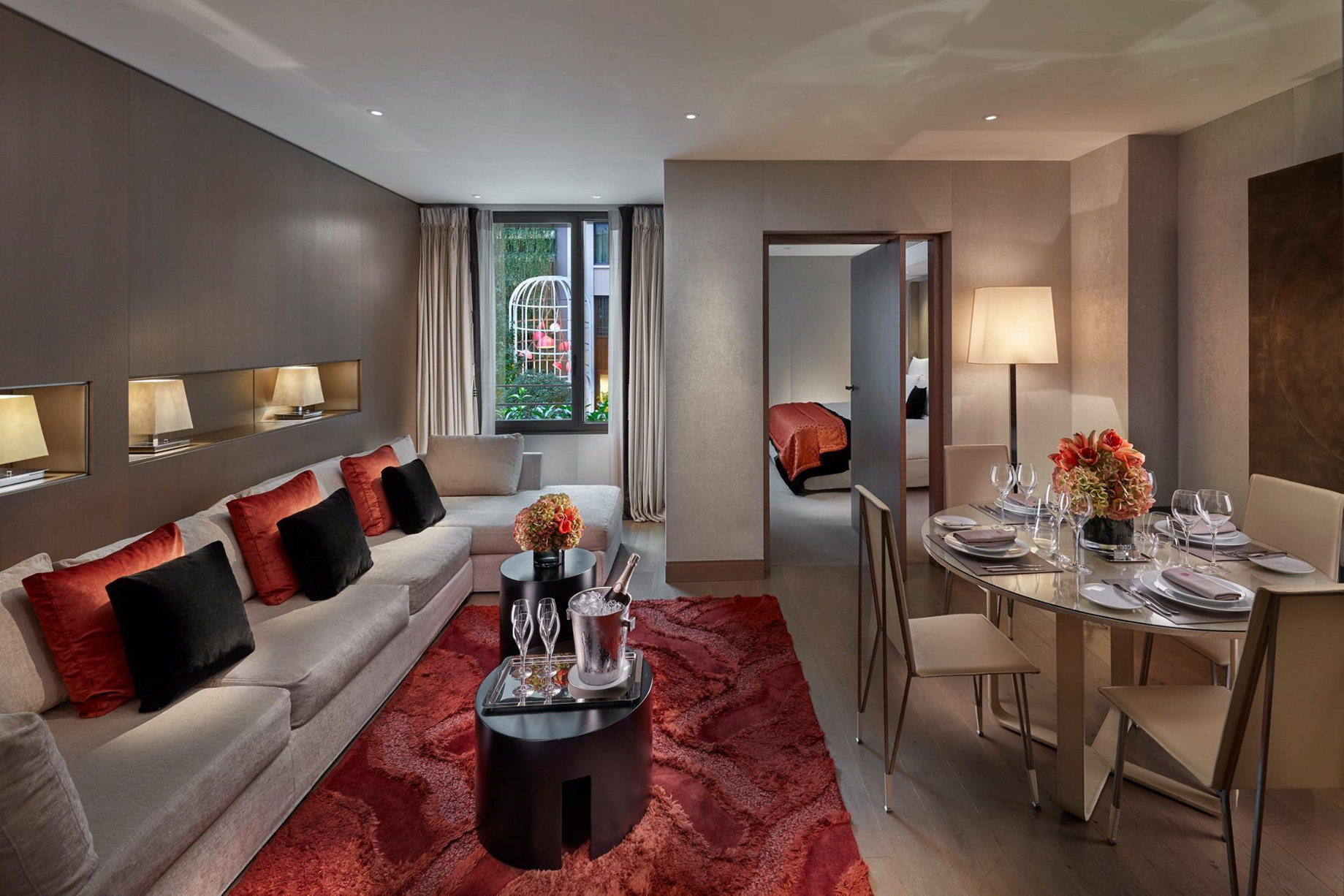 032 – Mandarin Oriental, Paris Hotel – Paris, France – Couture Suite Living Room
