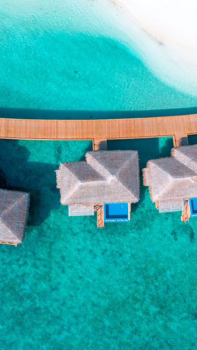 You & Me Maldives Resort - Uthurumaafaru, Raa Atoll, Maldives - Aqua Suite with Pool Aerial View