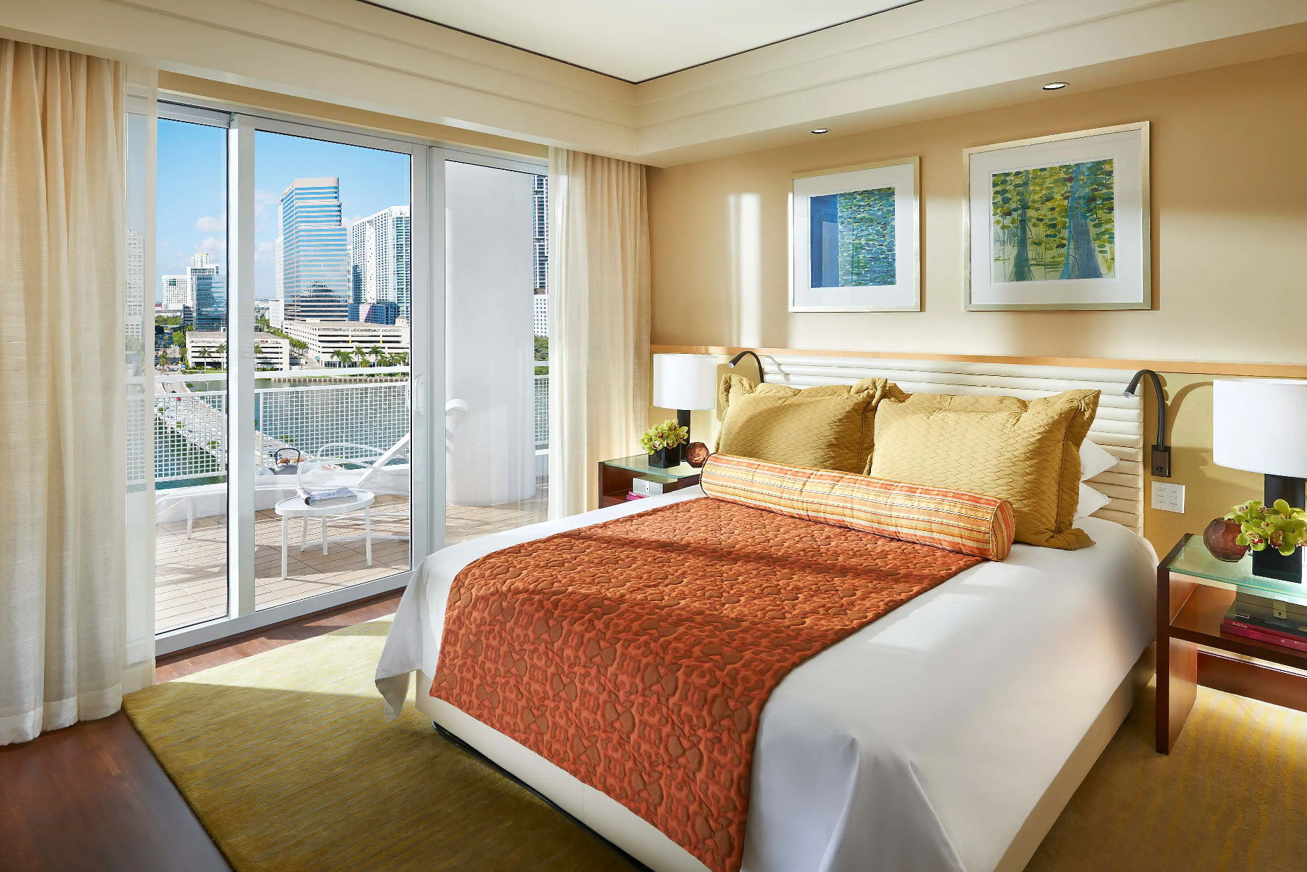 Mandarin Oriental, Miami Hotel – Miami, FL, USA – Skyline View Suite Bedroom