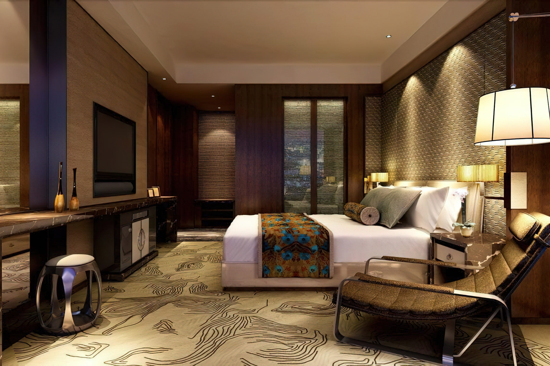 Mandarin Oriental Pudong, Shanghai Hotel – Shanghai, China – Studio Apartment