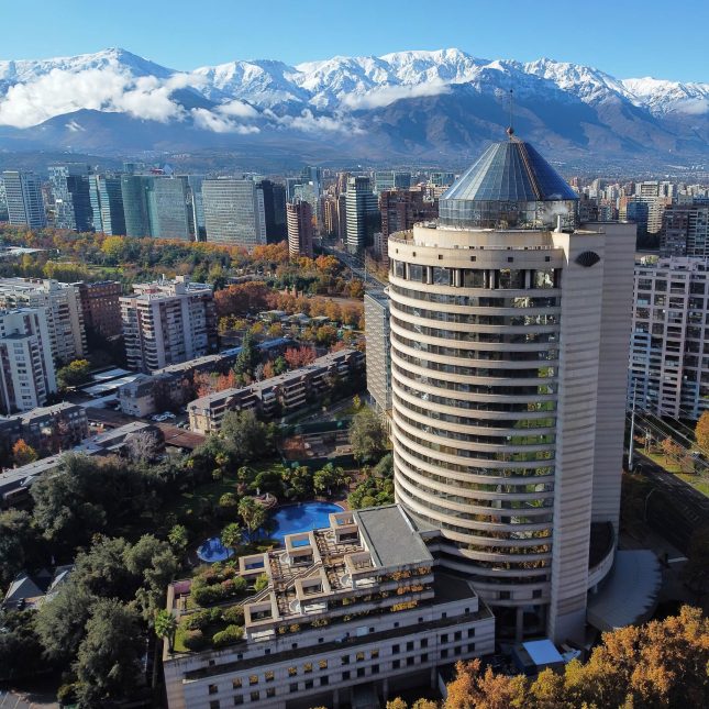 Mandarin Oriental, Santiago Hotel - Santiago, Chile - Exterior Aerial View