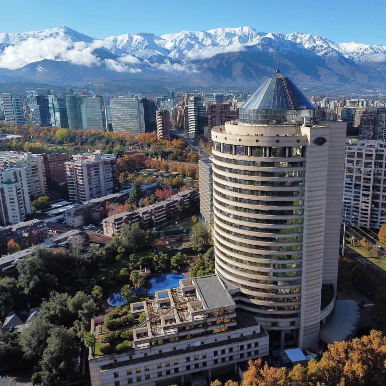 Mandarin Oriental, Santiago Hotel – Santiago, Chile – Exterior Aerial View