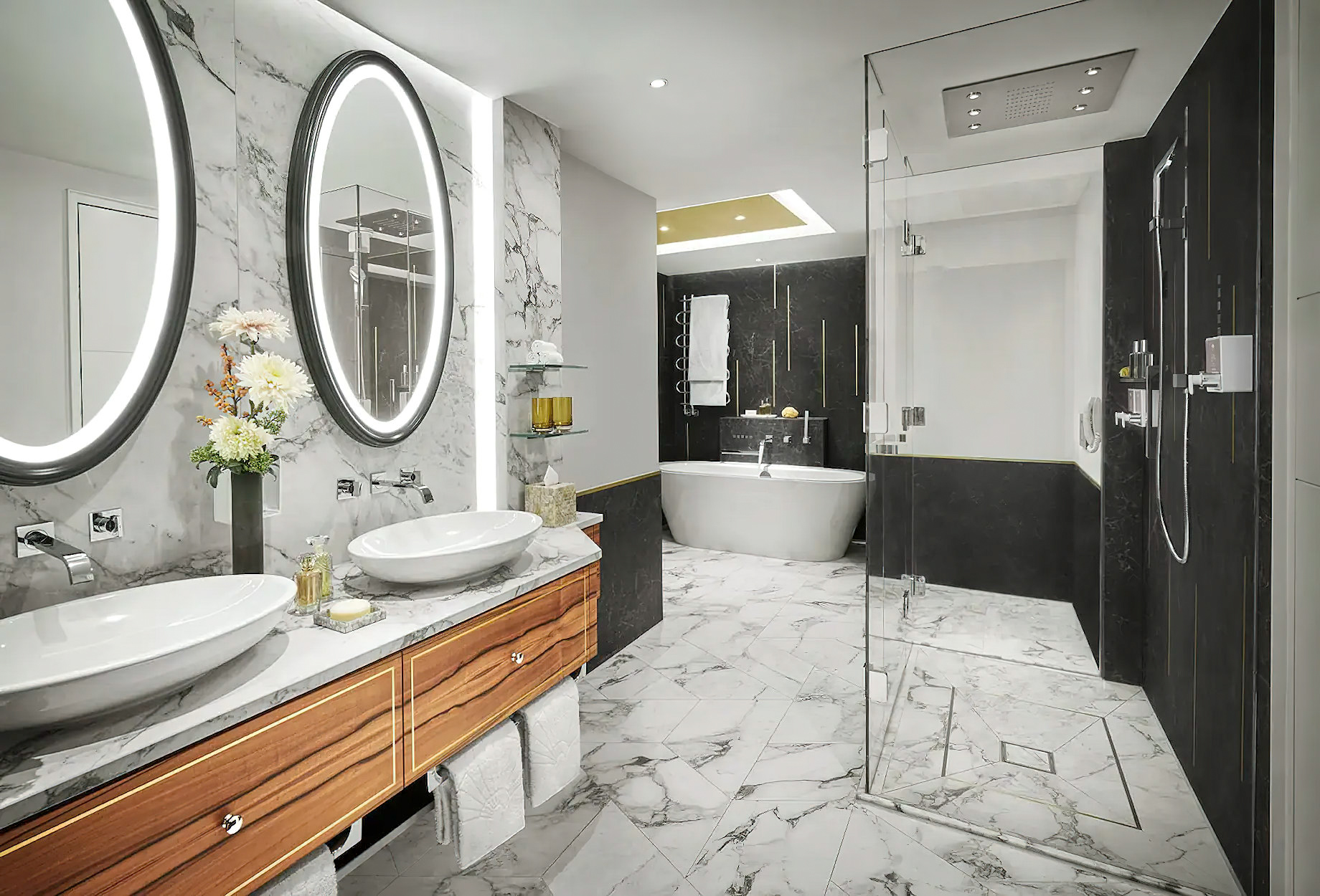Mandarin Oriental, Munich Hotel - Munich, Germany - Panoramic Suite Bathroom