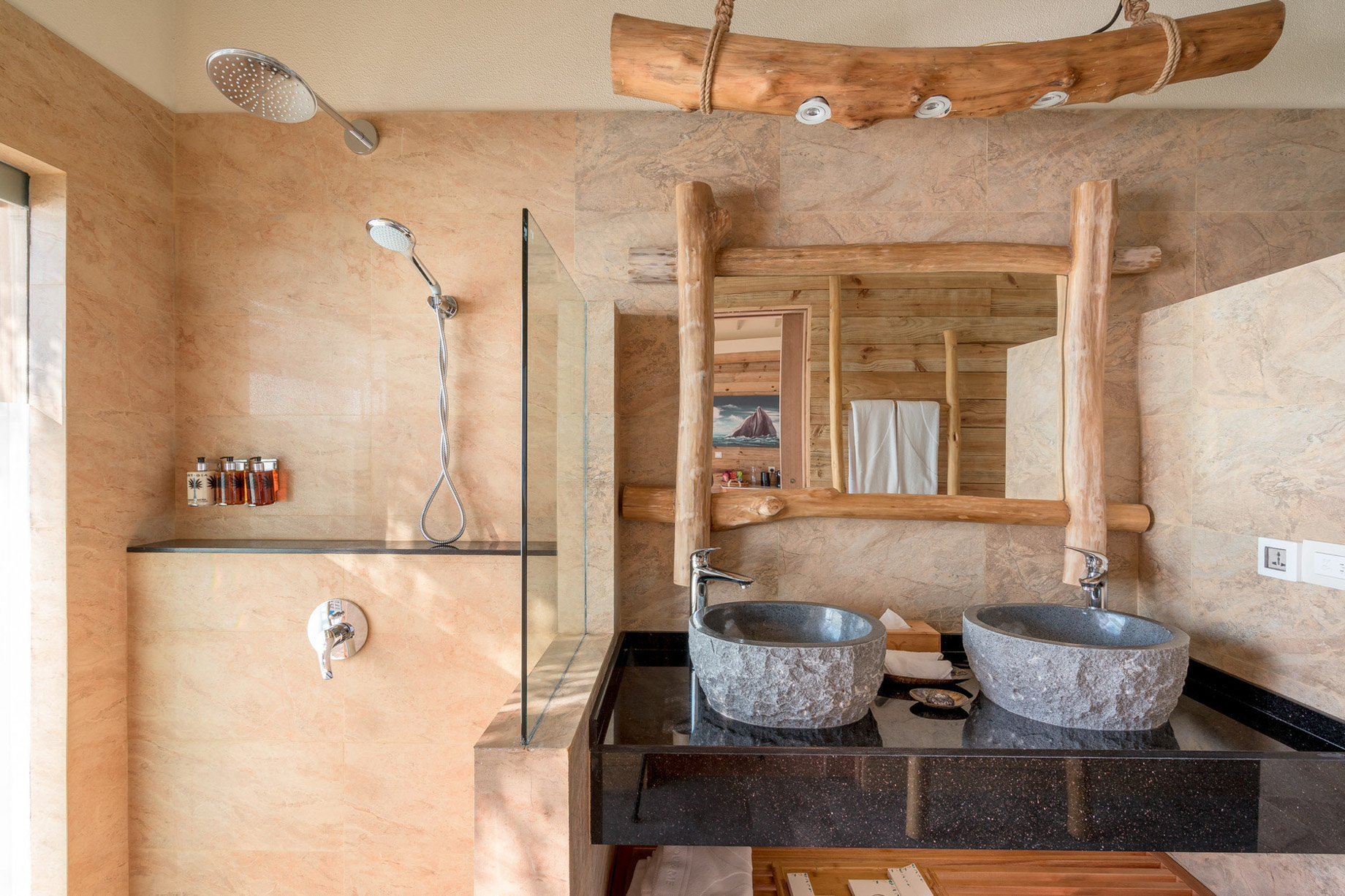 You & Me Maldives Resort - Uthurumaafaru, Raa Atoll, Maldives - Dolphin Overwater Pool Villa Bathroom Shower