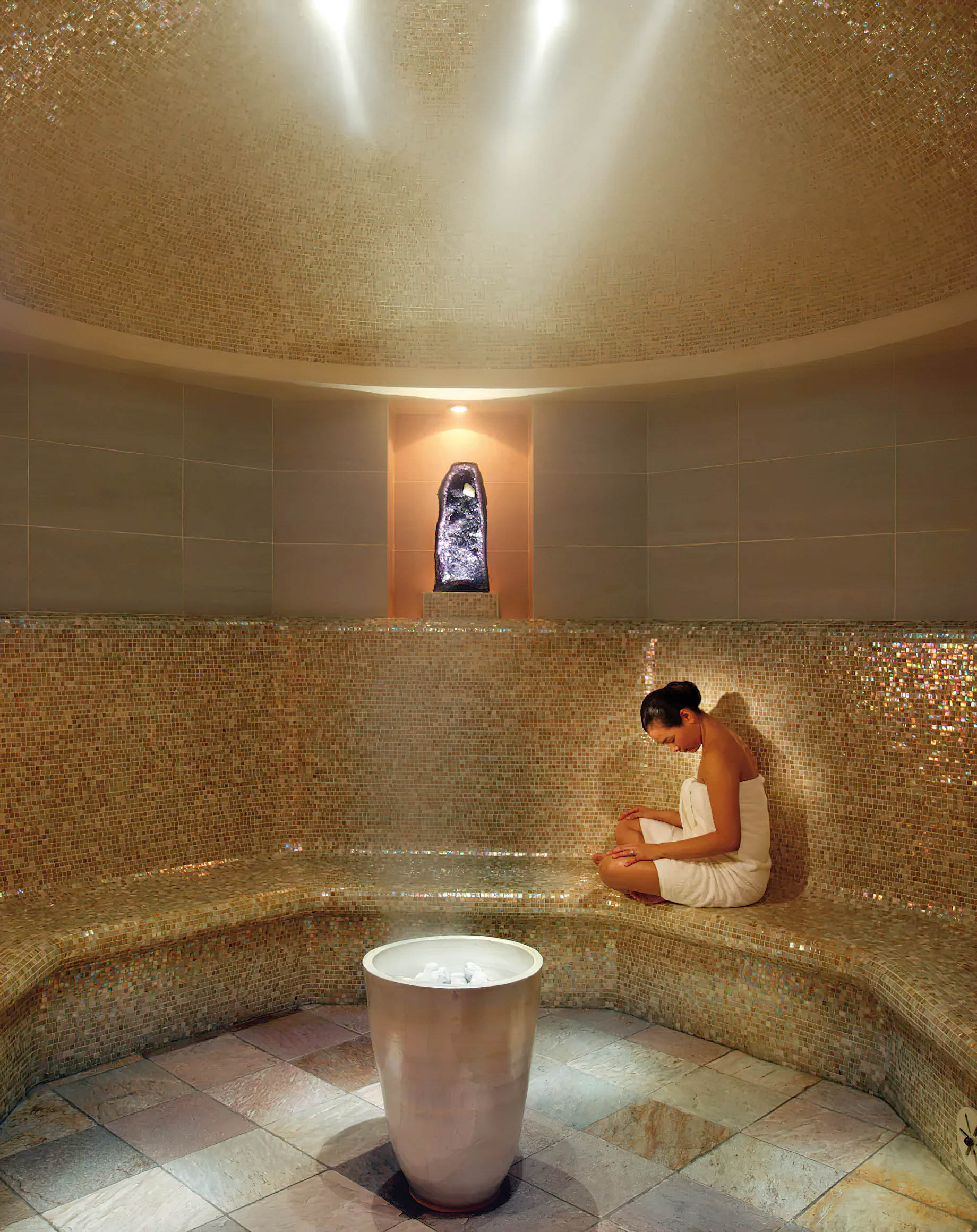 Mandarin Oriental, New York Hotel - New York, NY, USA - Spa Amethyst Crystal Steam Room