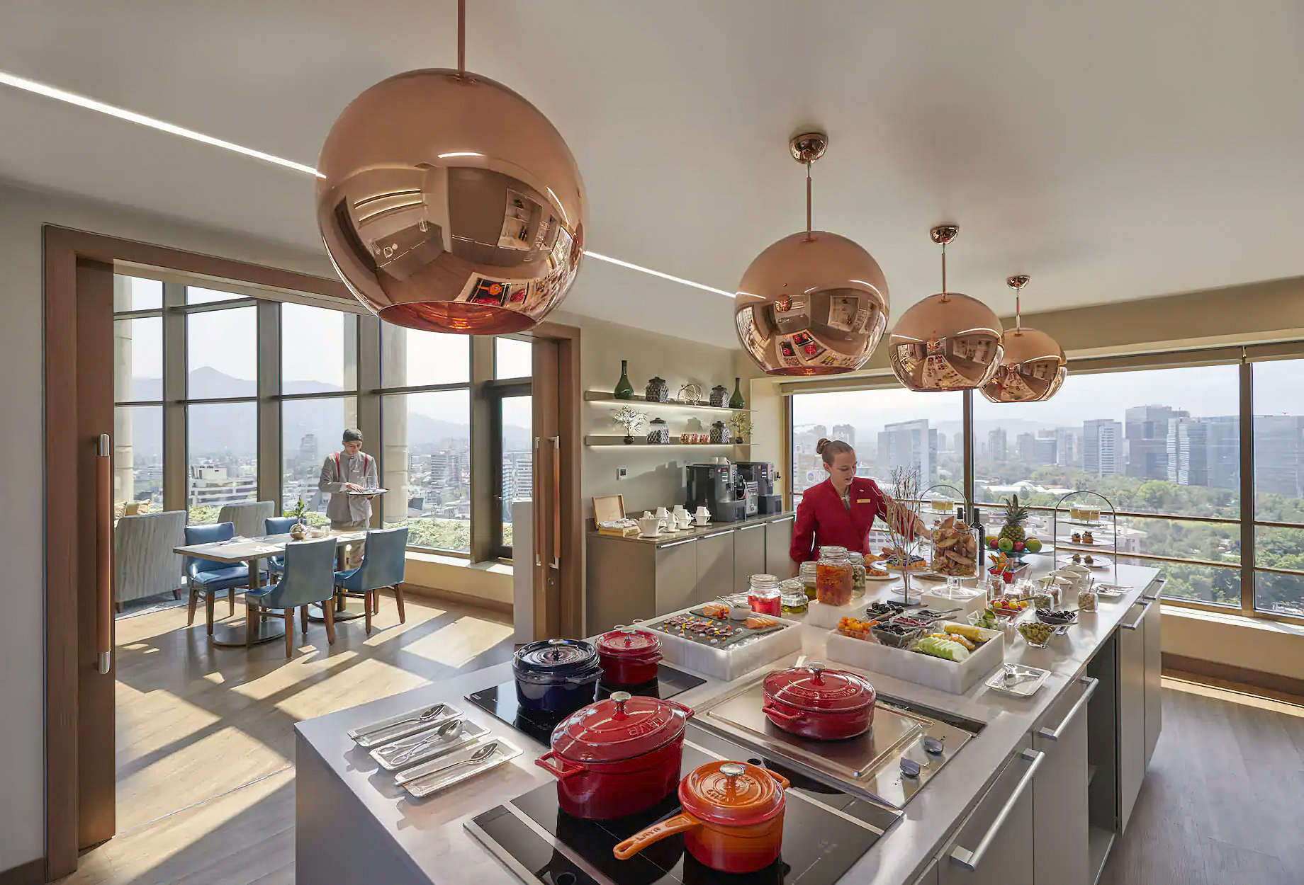 Mandarin Oriental, Santiago Hotel - Santiago, Chile - Club Lounge Kitchen