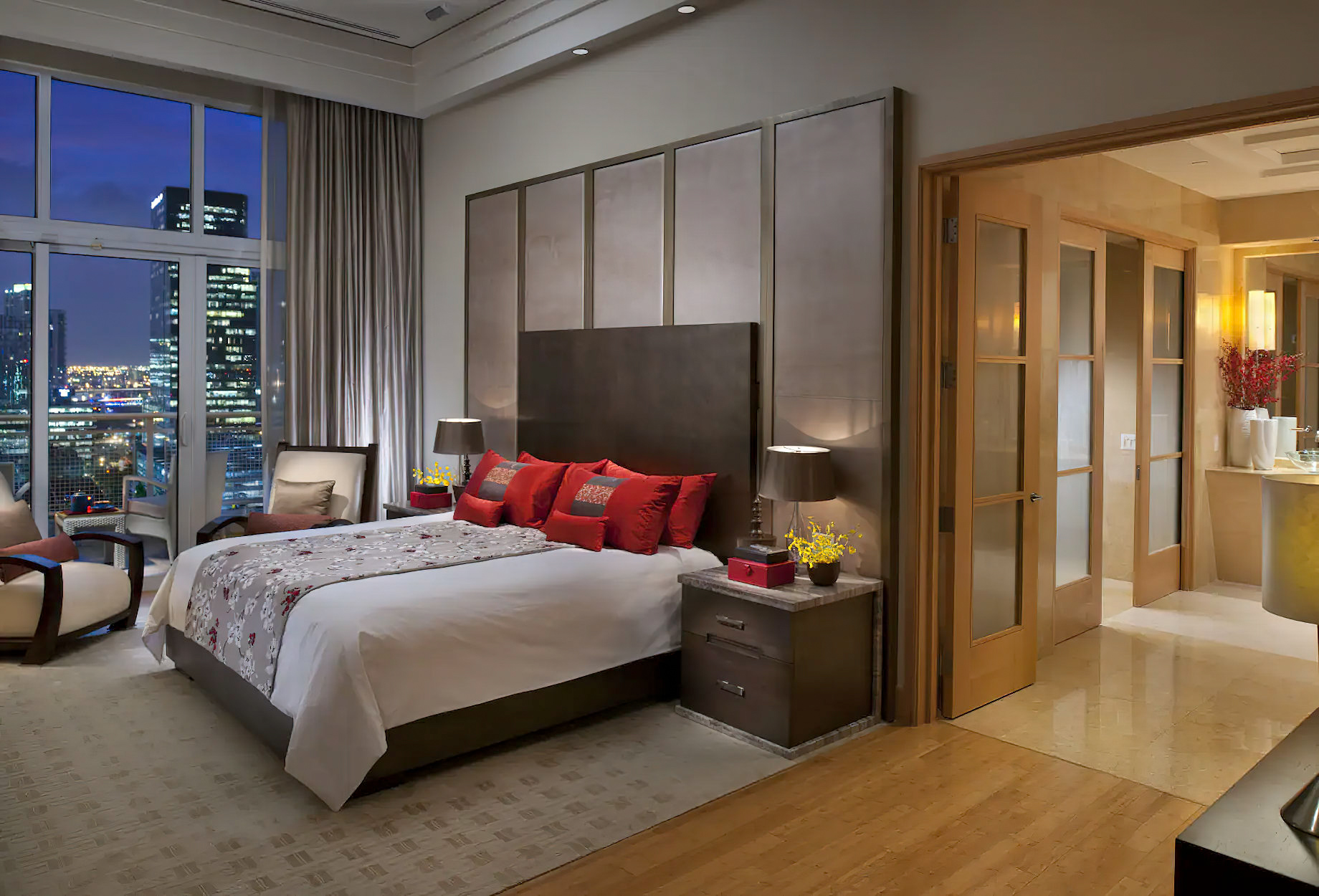 Mandarin Oriental, Miami Hotel – Miami, FL, USA – Oriental Penthouse Suite Bedroom