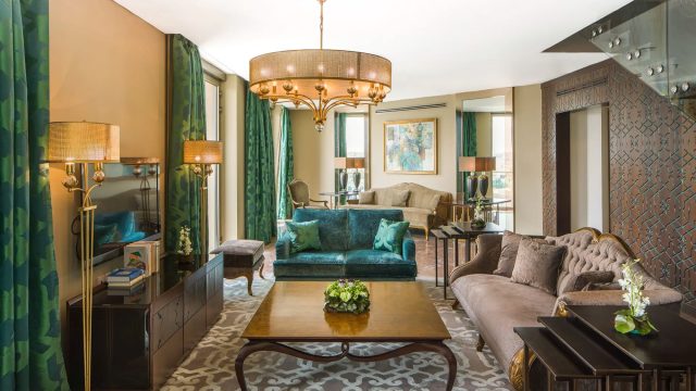 Al Faisaliah Hotel - Riyadh, Saudi Arabia - Royal Penthouse Suite Living Room