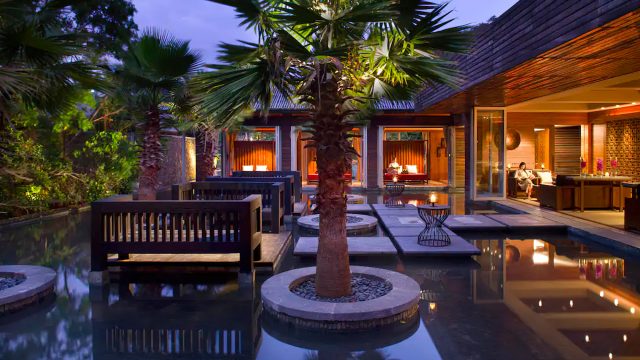 Mandarin Oriental, Sanya Hotel - Hainan, China - Spa Exterior Dusk
