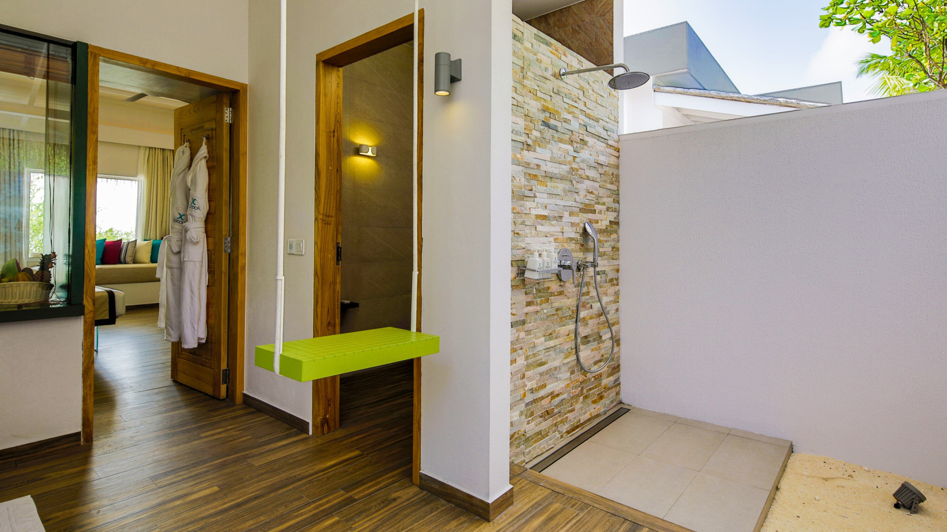 Cocoon Maldives Resort - Ookolhufinolhu, Lhaviyani Atoll, Maldives - Family Beach Villa Outdoor Shower