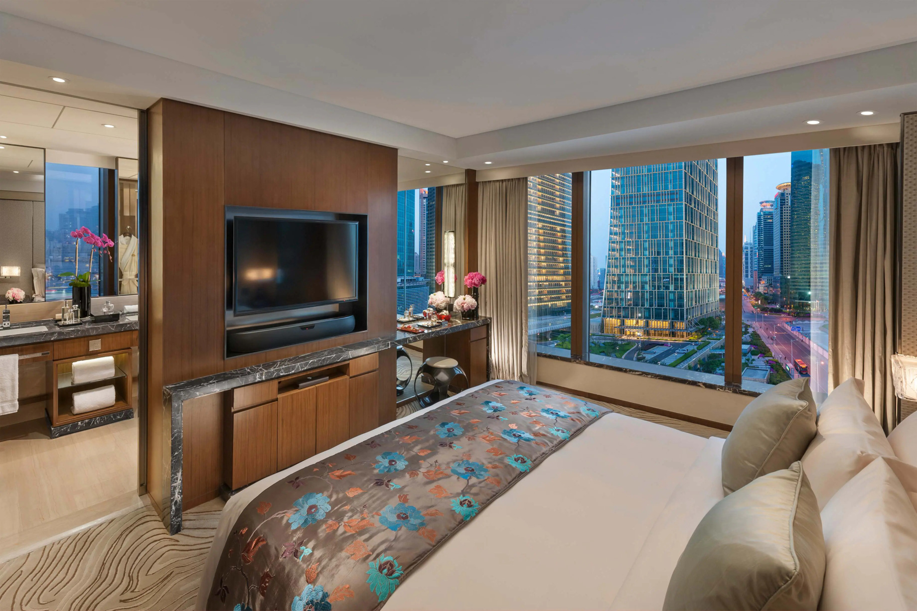Mandarin Oriental Pudong, Shanghai Hotel – Shanghai, China – Twin Star Suite