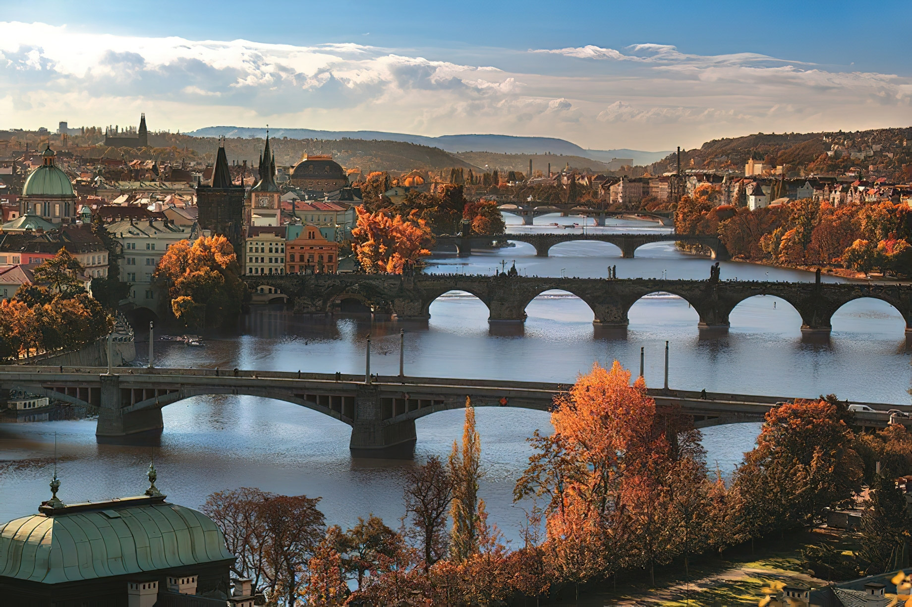 Mandarin Oriental, Prague Hotel – Prague, Czech Republic – Prague Bridge View