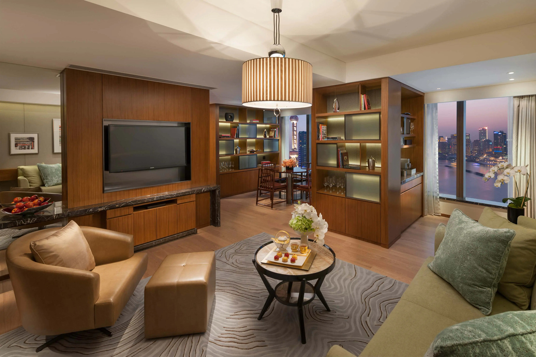 Mandarin Oriental Pudong, Shanghai Hotel – Shanghai, China- Premier River View Suite