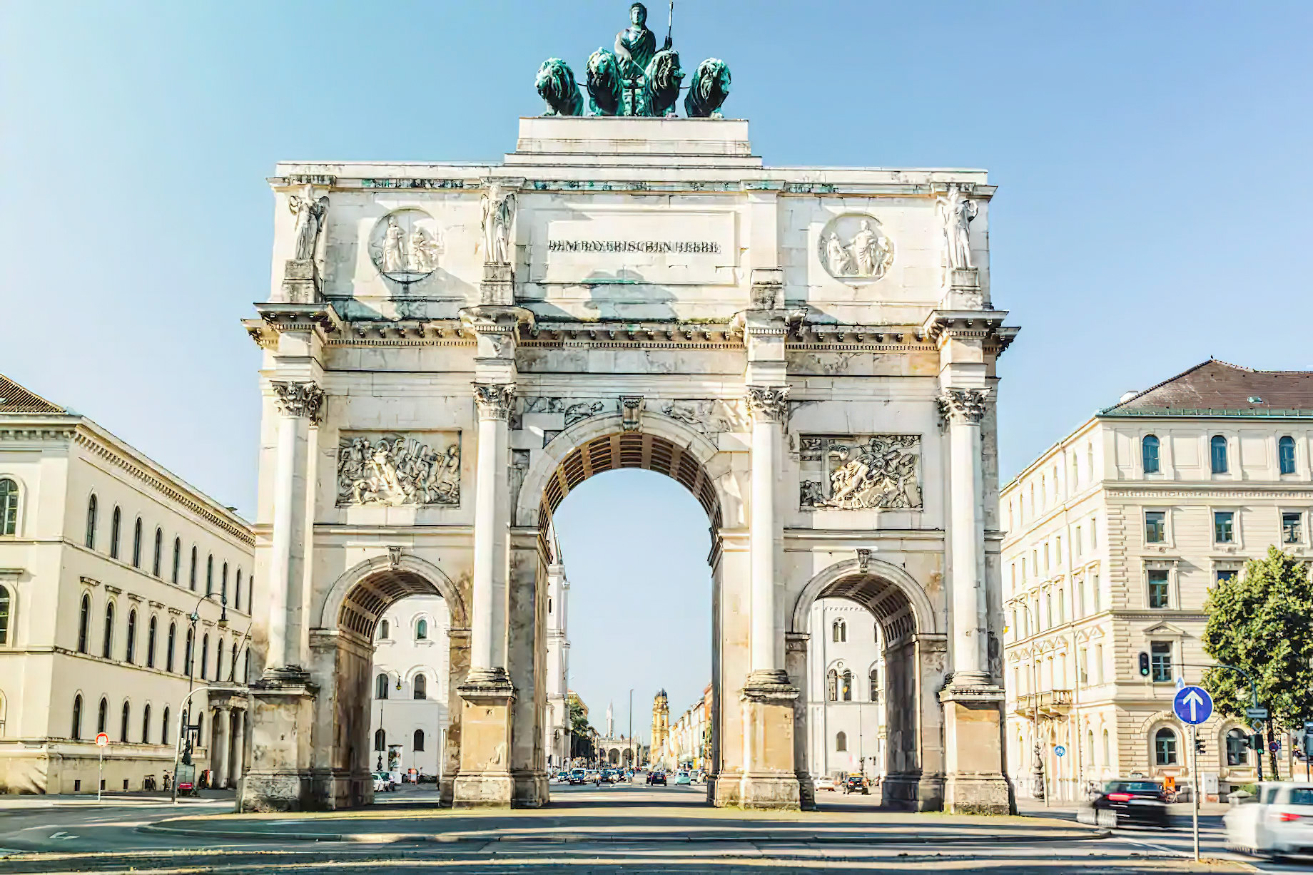 Mandarin Oriental, Munich Hotel - Munich, Germany - Victory Gate - Siegestor Memorial Arch