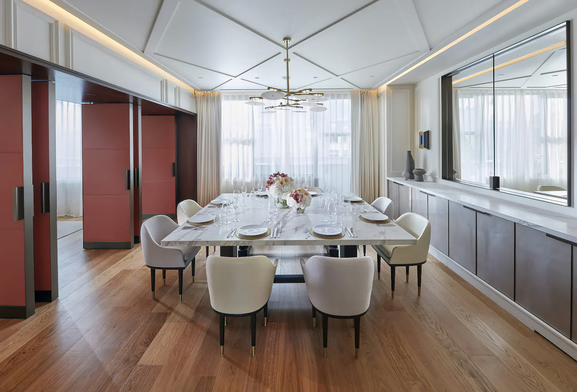 052 – Mandarin Oriental, Paris Hotel – Paris, France – Parisian Apartment Dining Room