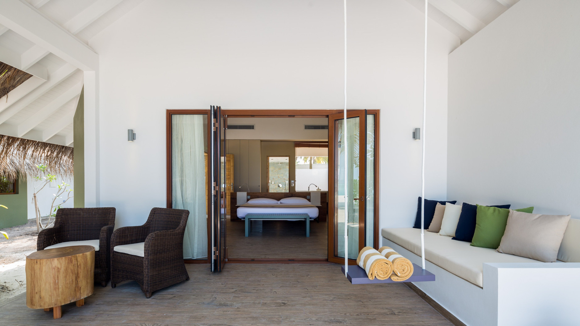 Cocoon Maldives Resort - Ookolhufinolhu, Lhaviyani Atoll, Maldives - Beach Suite Sitting Area