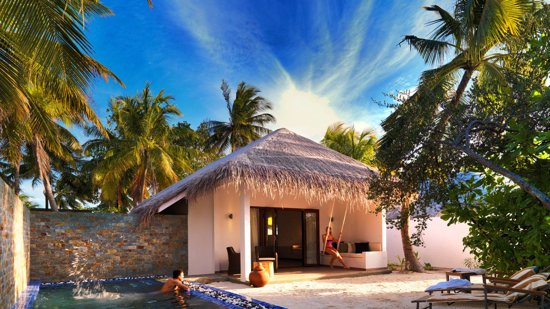 Cocoon Maldives Resort – Ookolhufinolhu, Lhaviyani Atoll, Maldives – Beach Suite with Pool Exterior