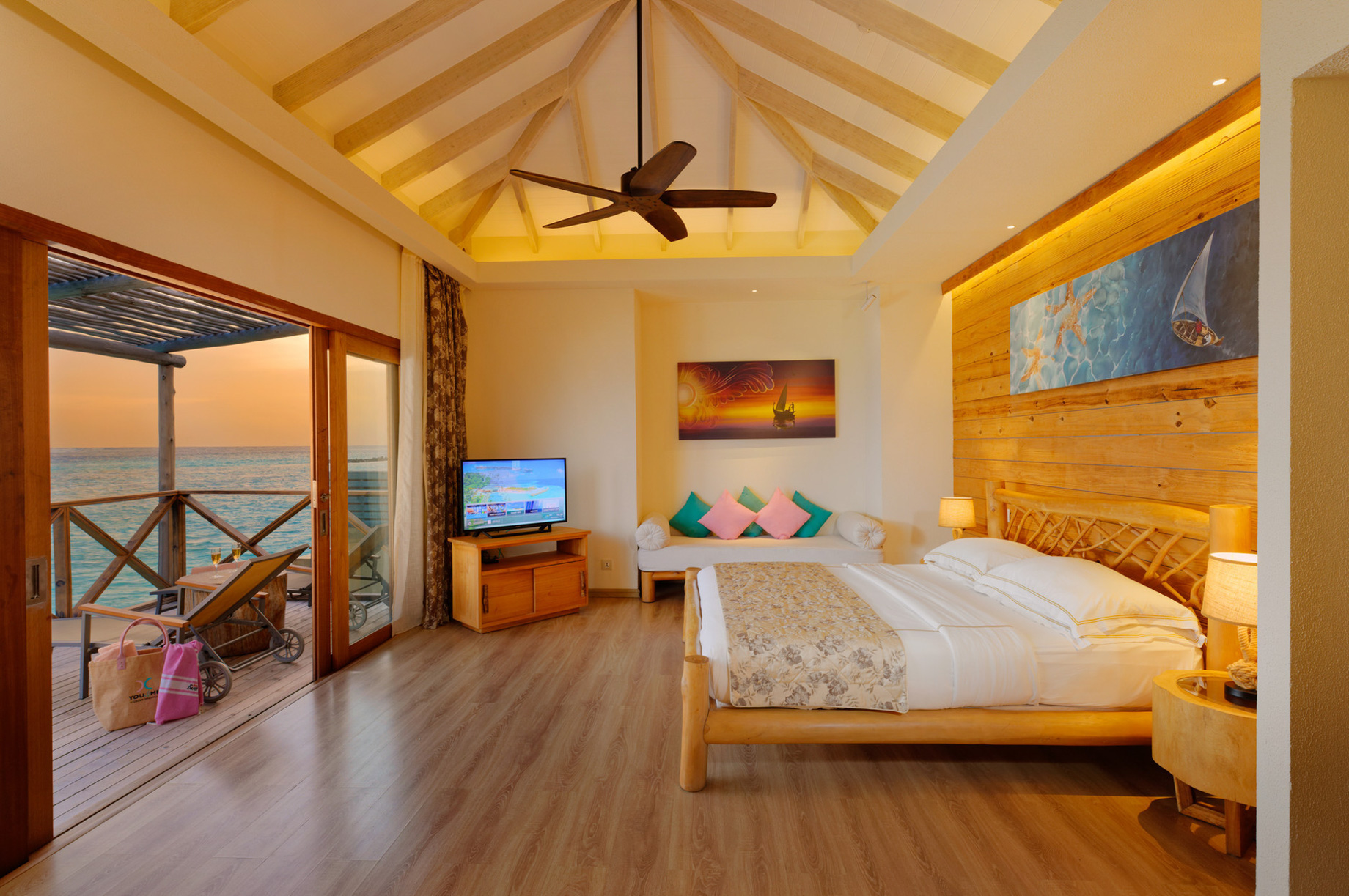 You & Me Maldives Resort - Uthurumaafaru, Raa Atoll, Maldives - Aqua Suite Bedroom