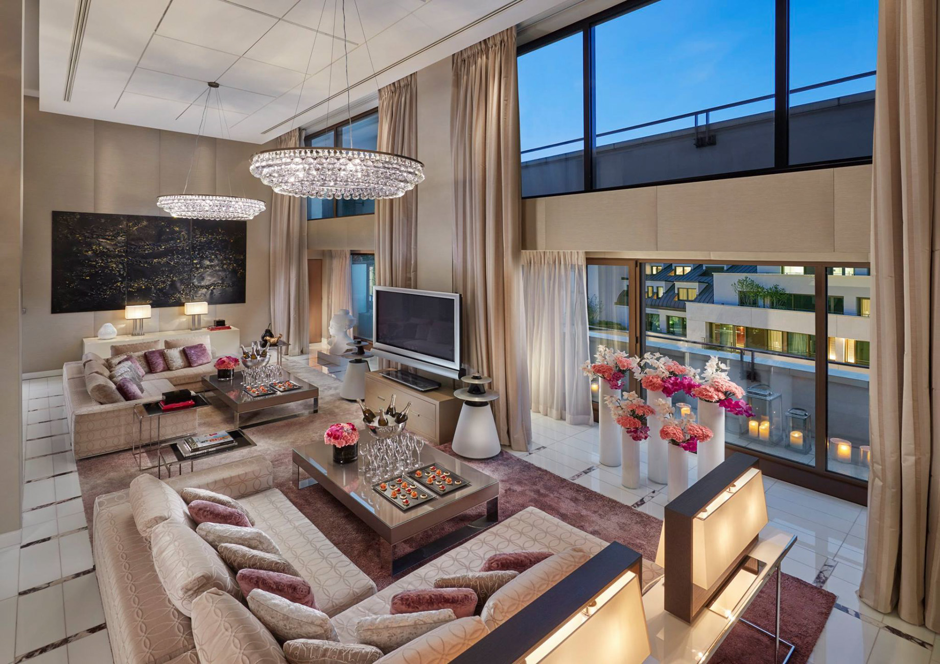 061 – Mandarin Oriental, Paris Hotel – Paris, France – Mandarin Penthouse Living Room