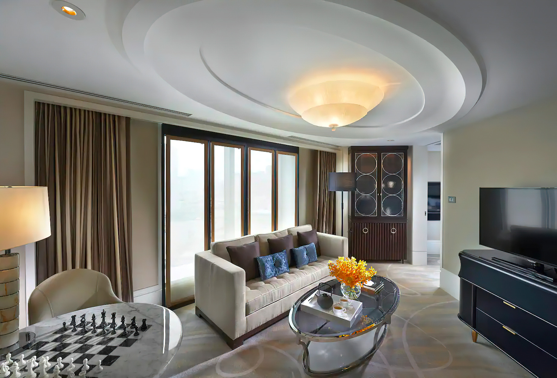 Mandarin Oriental, Taipei, Hotel – Taipei, Taiwan – Mandarin Premier Living Room