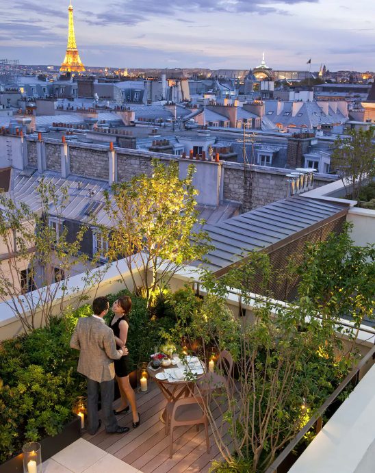 063 - Mandarin Oriental, Paris Hotel - Paris, France - Guest Suite Terrace View