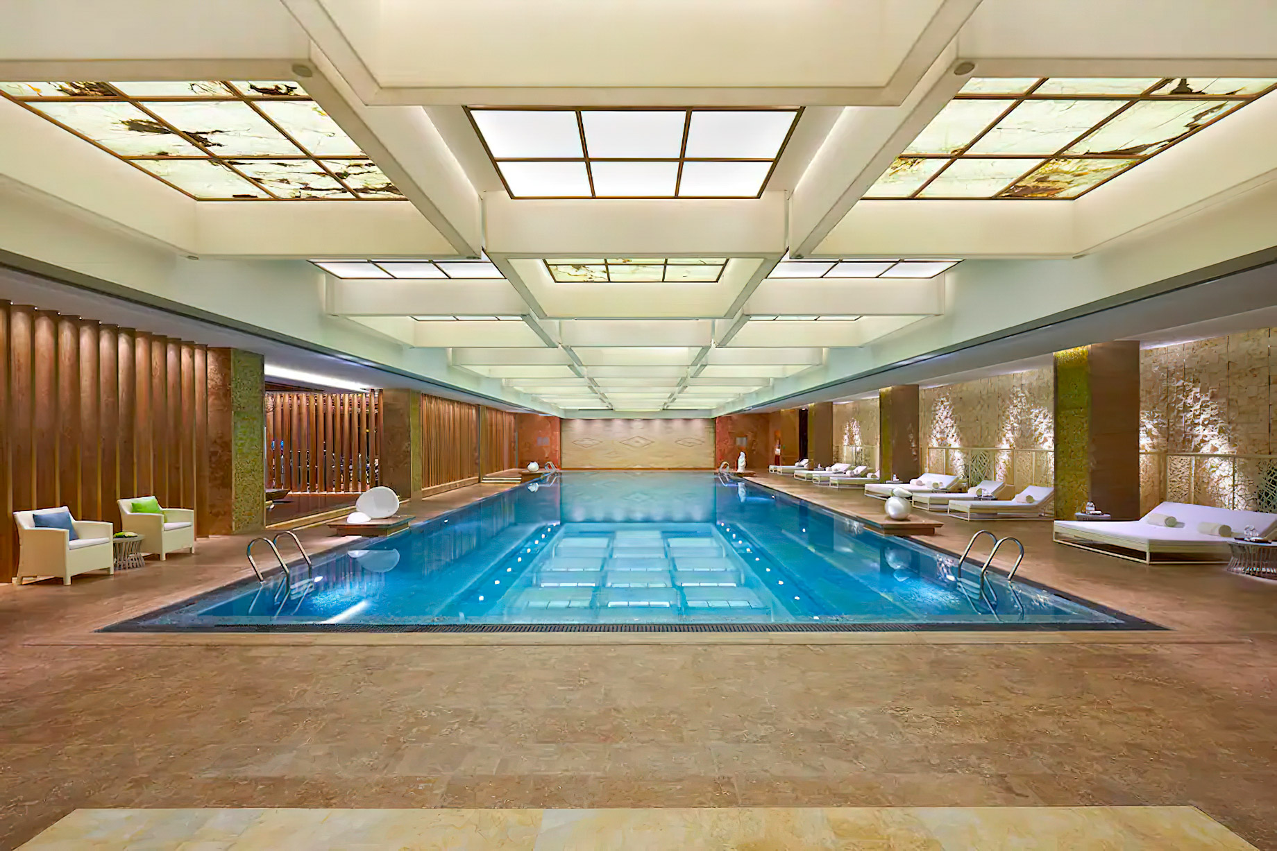Mandarin Oriental Pudong, Shanghai Hotel – Shanghai, China – Spa Pool
